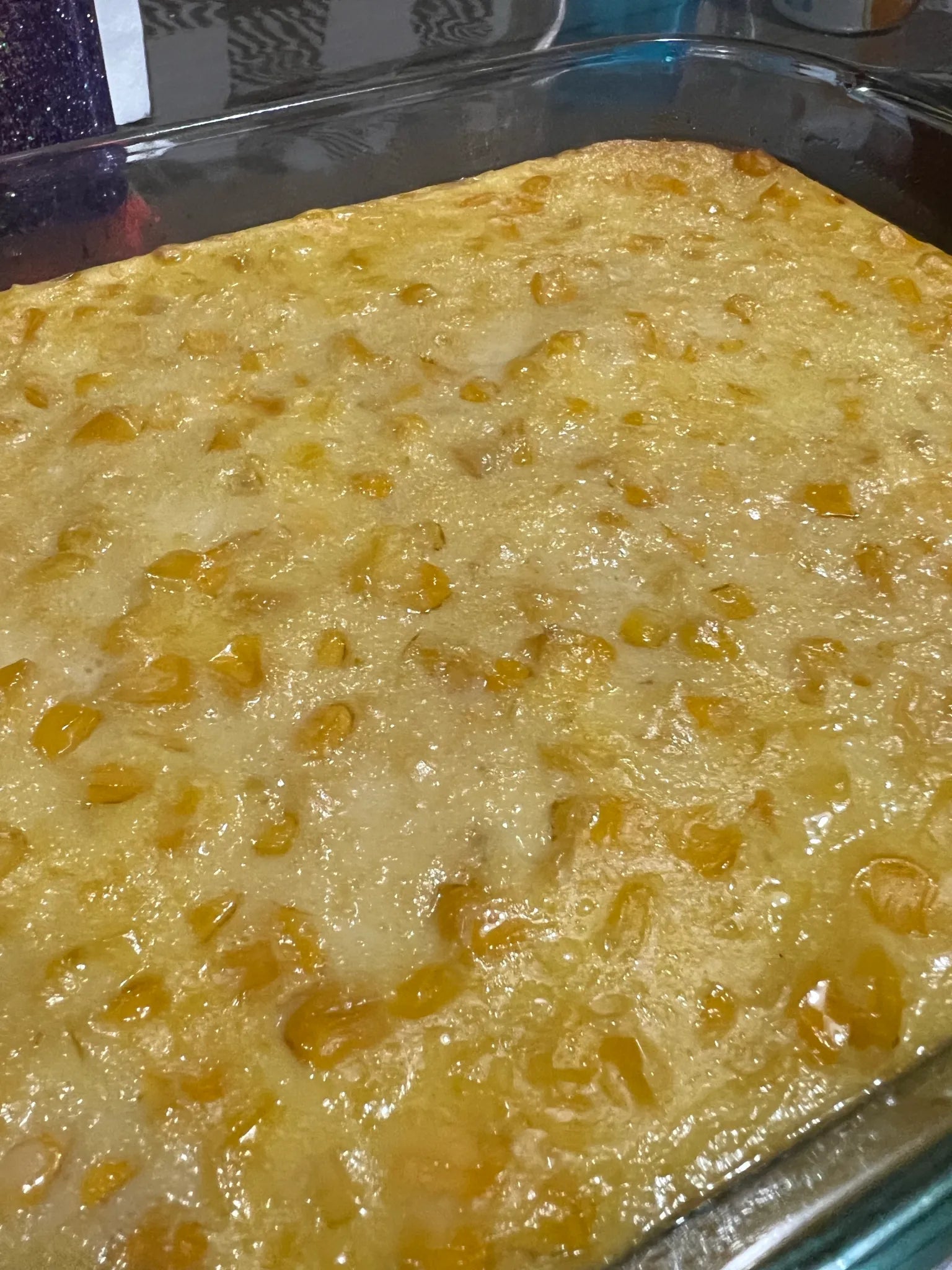 Homemade corn casserole
