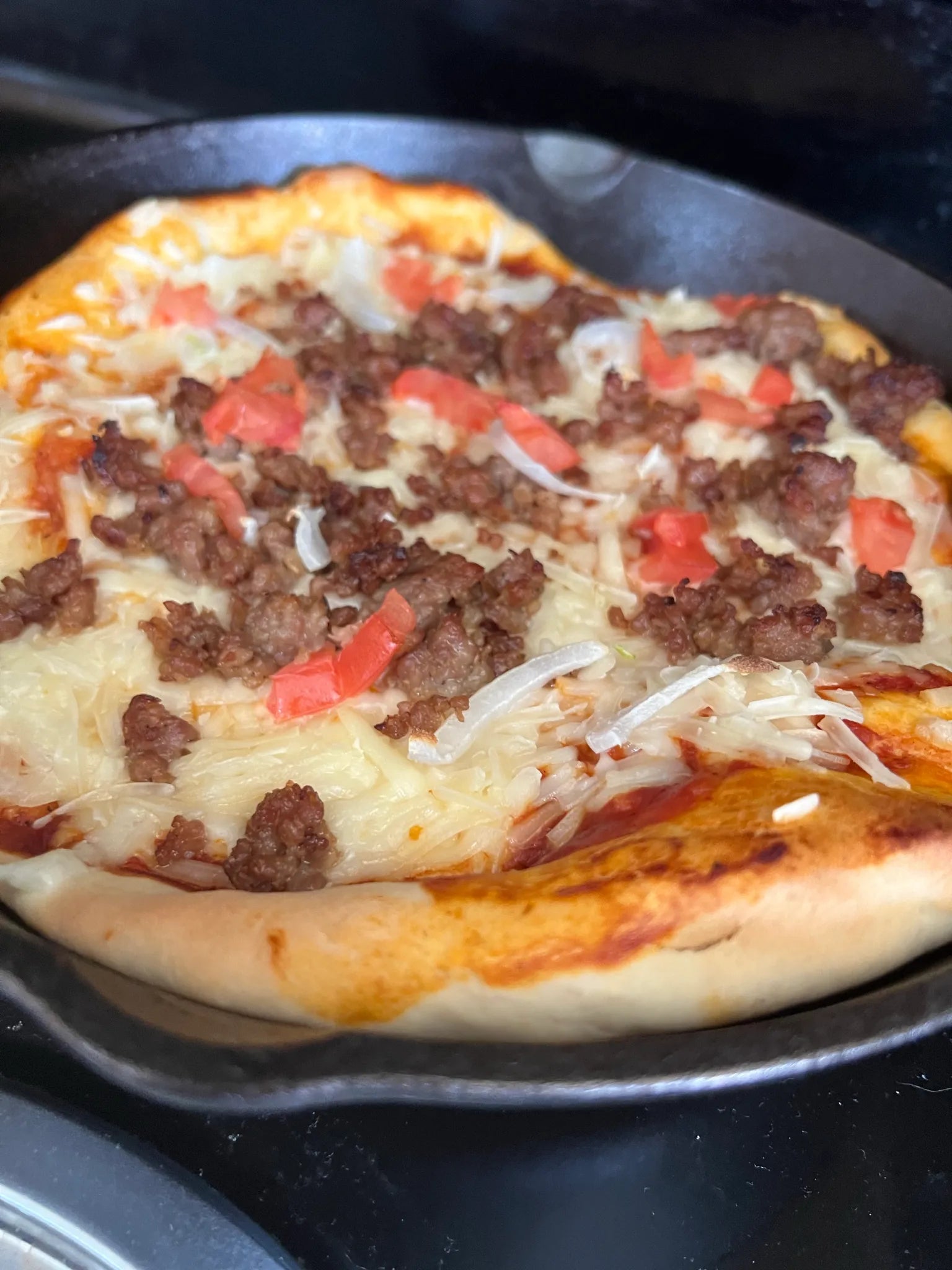 Homemade dairy free pizza!