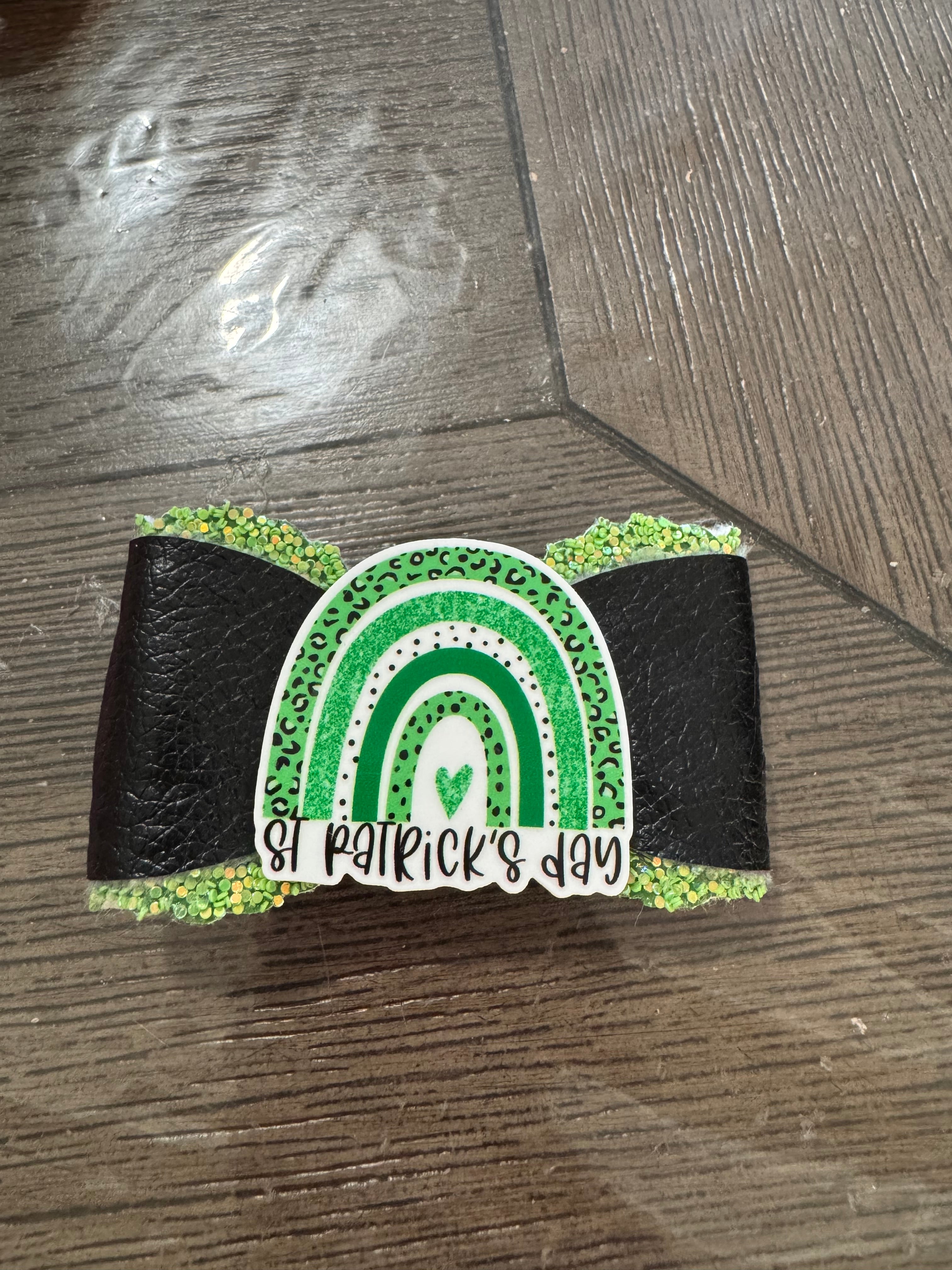 St pattys day overlay bow