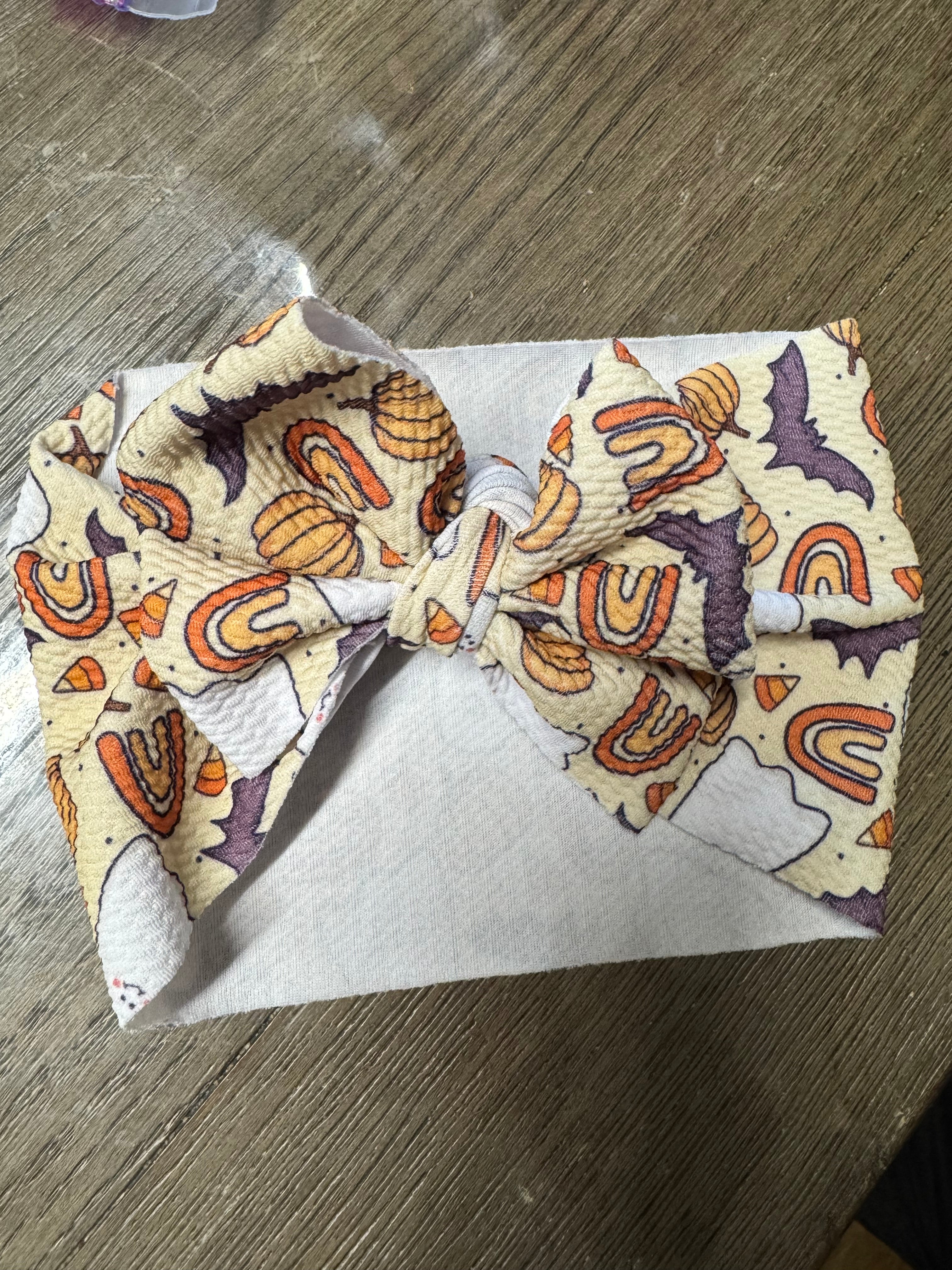 Halloween bats headband toddler