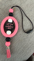 Captain of the struggle bus car charm