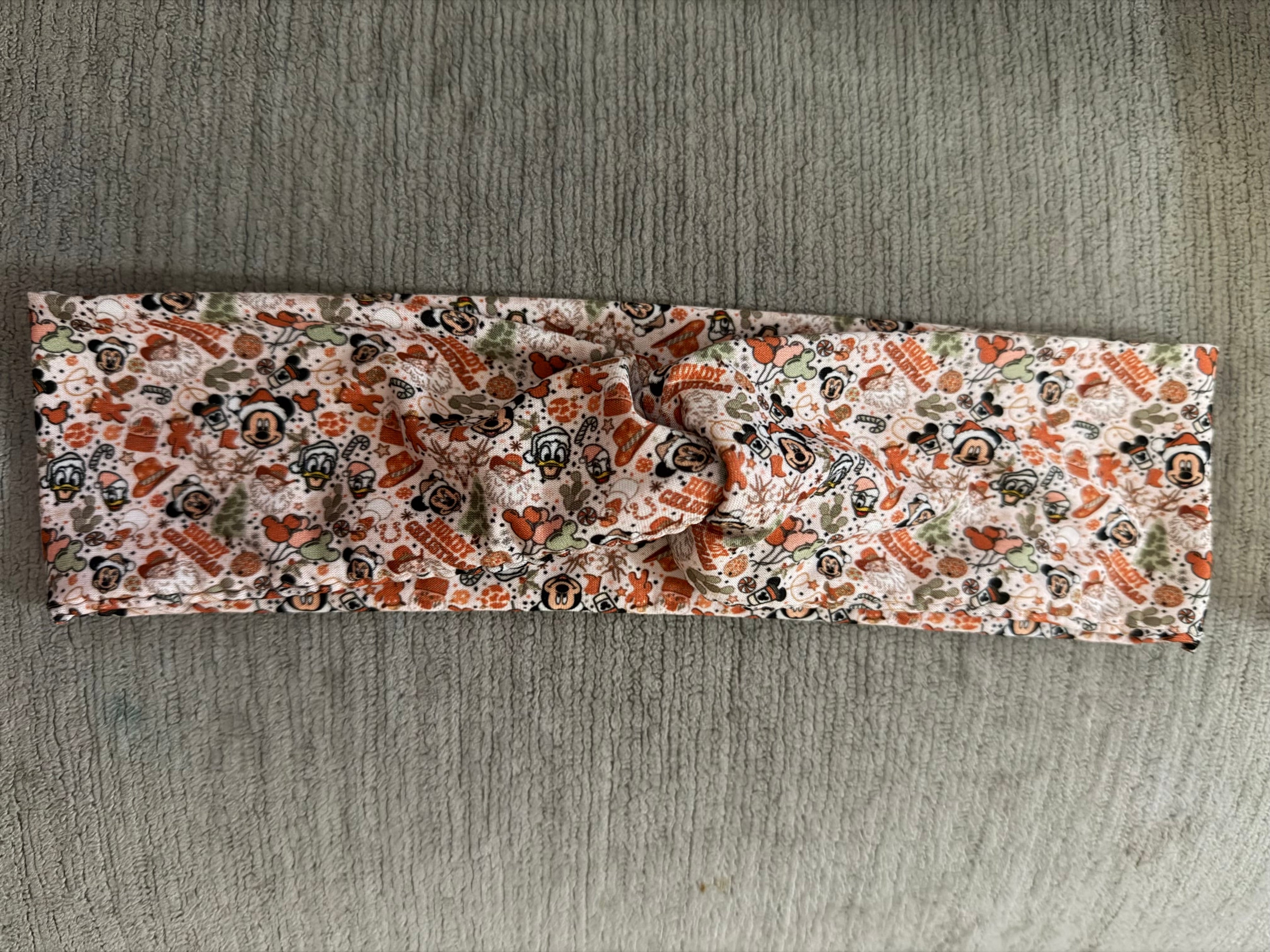 Mouse Christmas twisted headband child