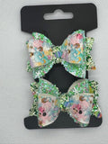 Easter piggy bow set