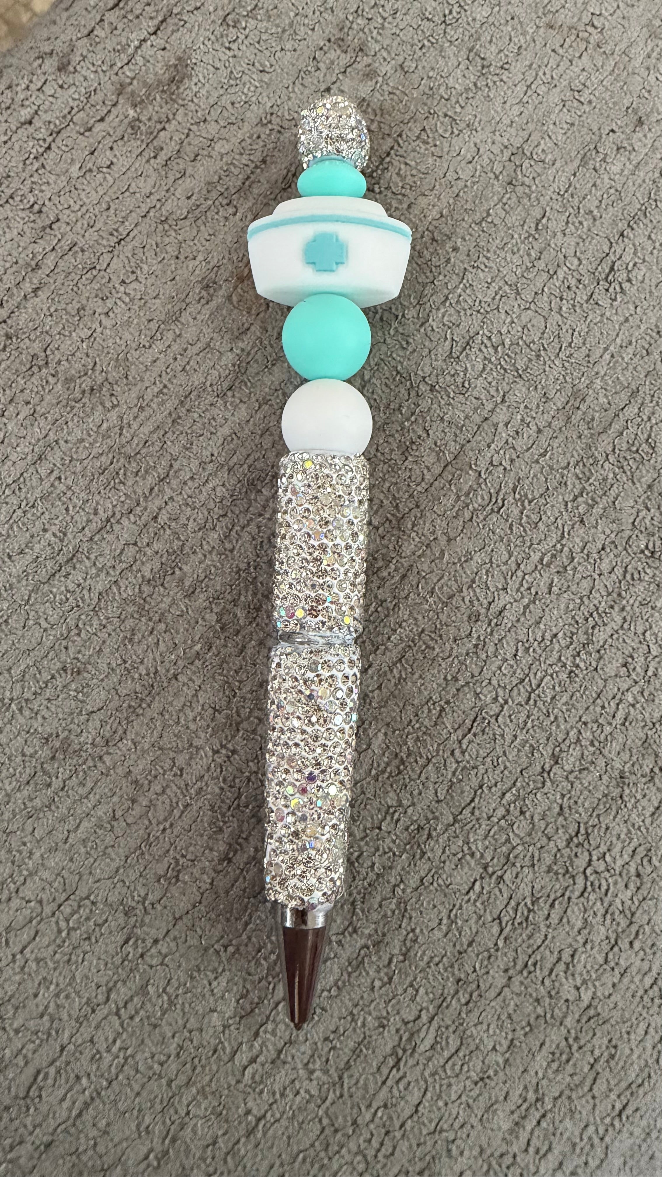 Nursing rhinestone pen