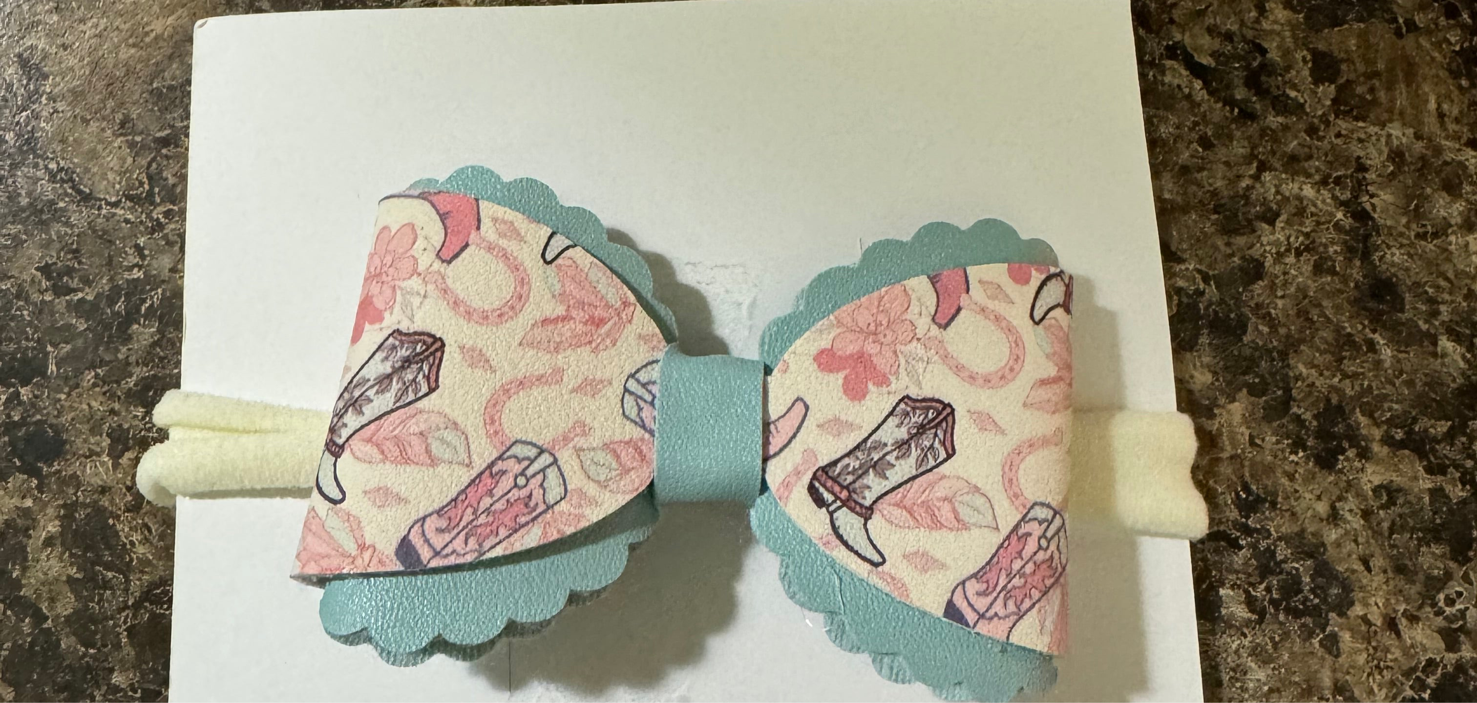 Cow girl boots headband