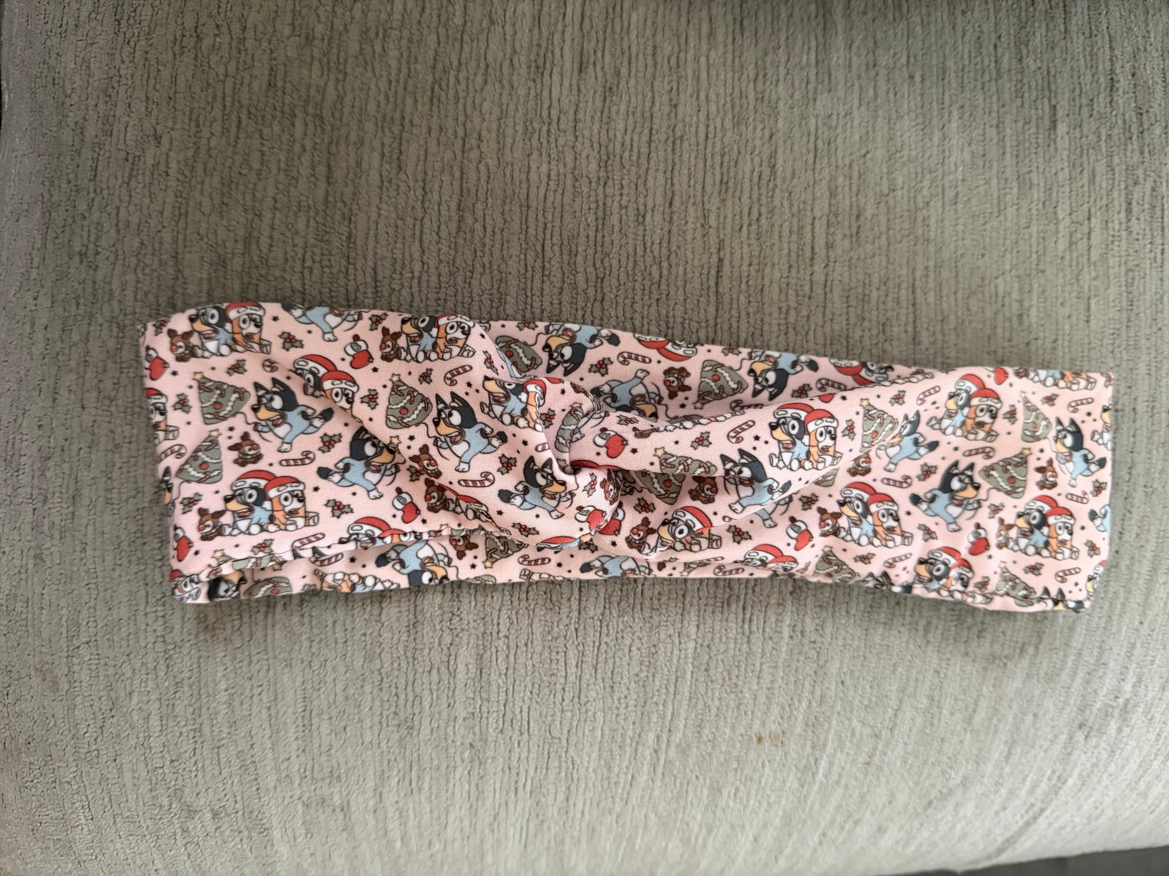 Dog Christmas twisted headband child