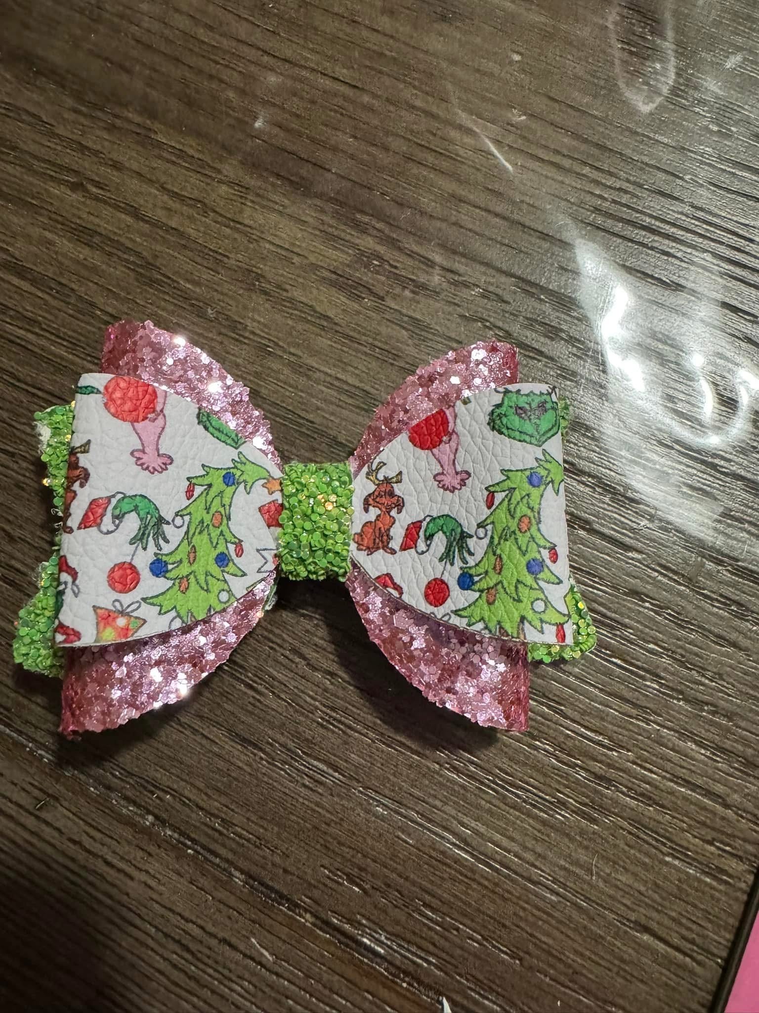 Christmas clip bow