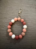 Pink ombré wristlet