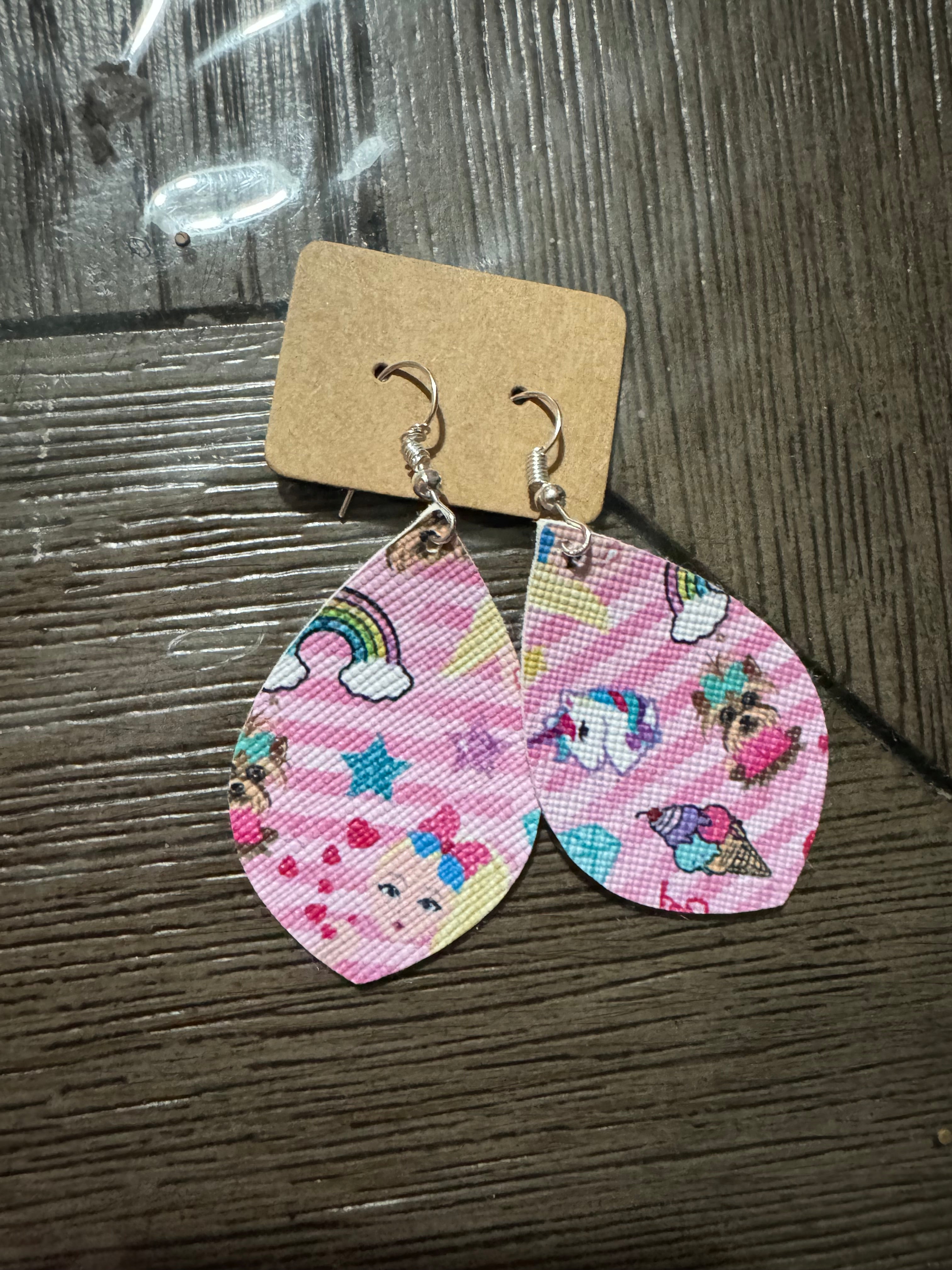 Girly earrings