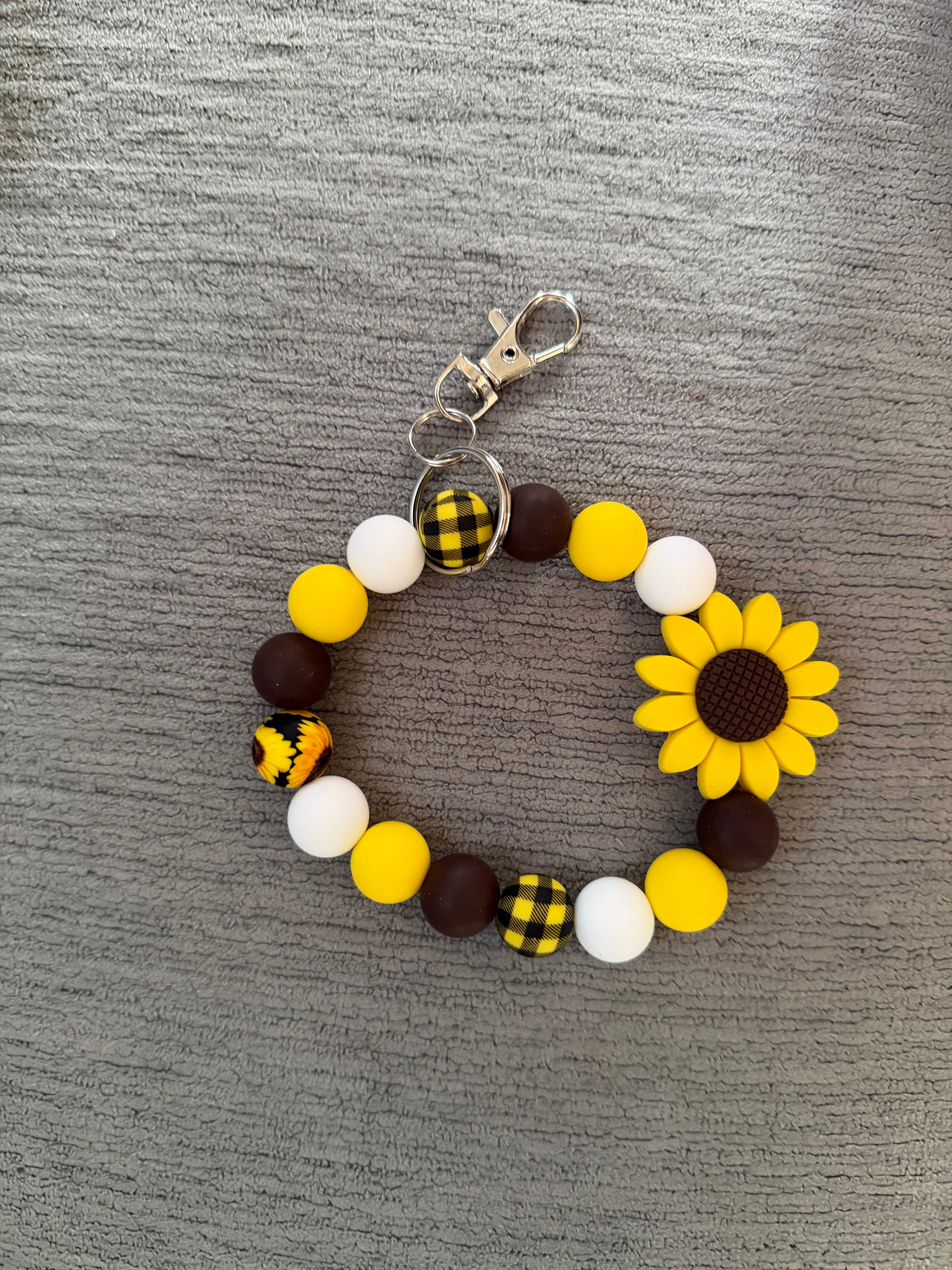 Sunflower wristlet