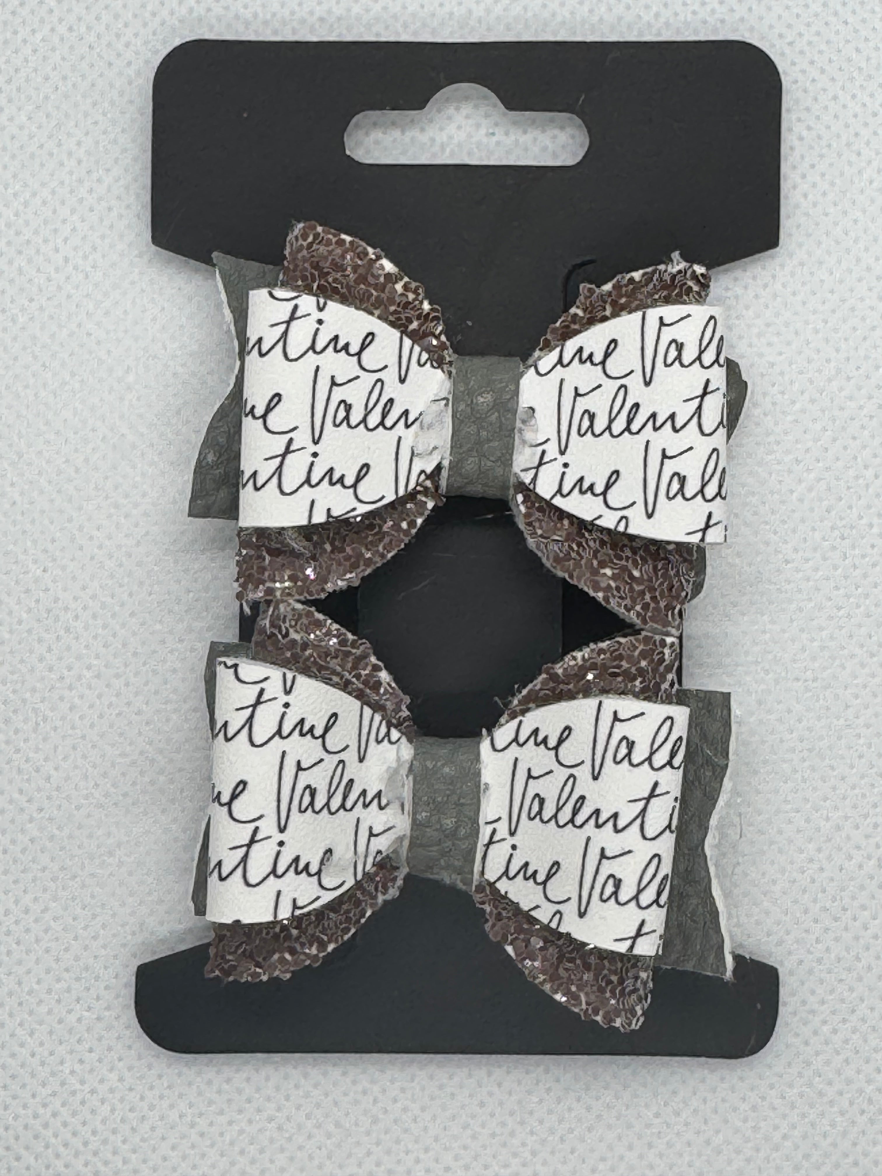 Valentine piggy bow set