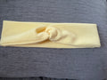 Yellow twisted headband adult/teen