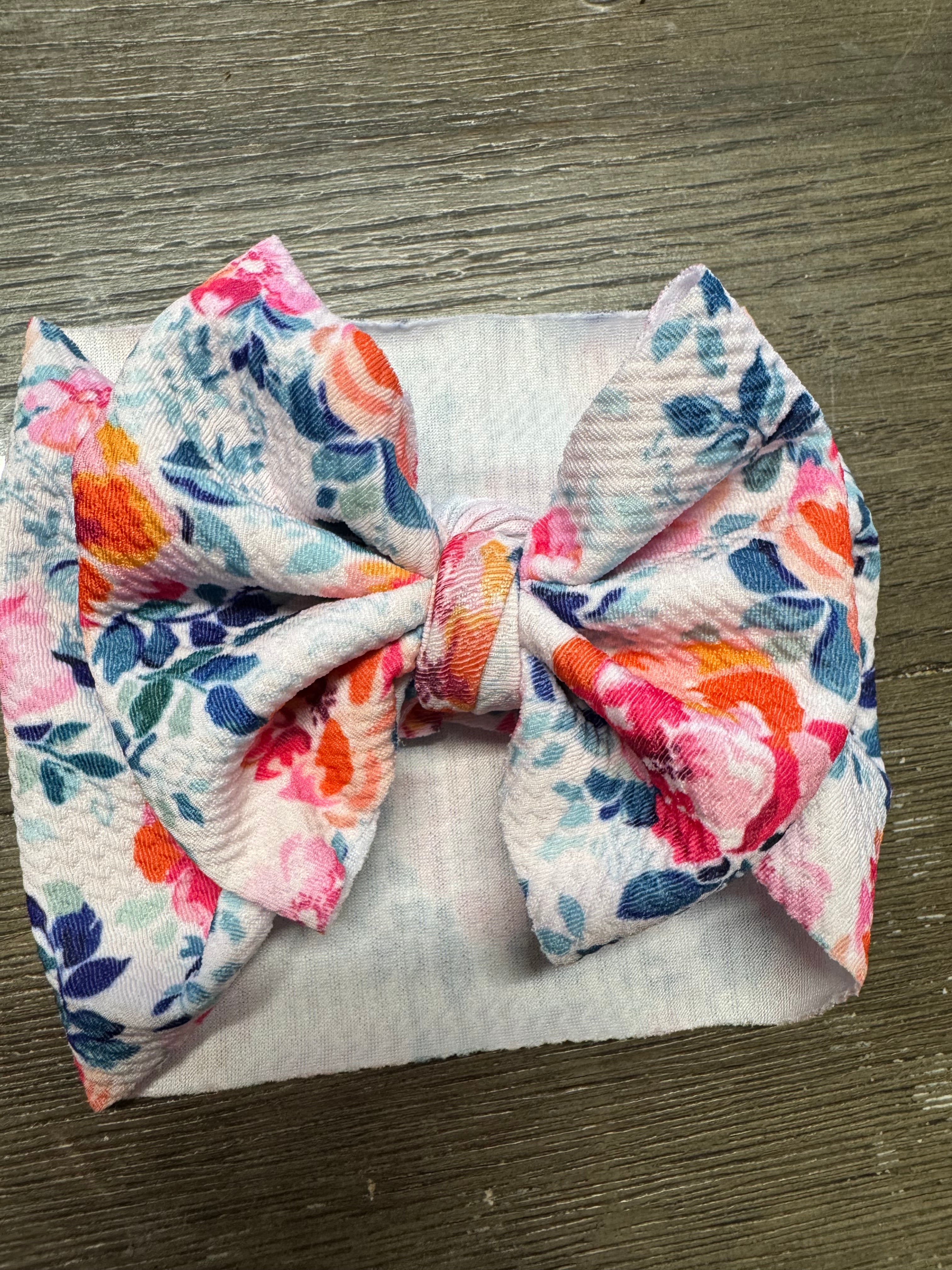 Floral head wrap newborn