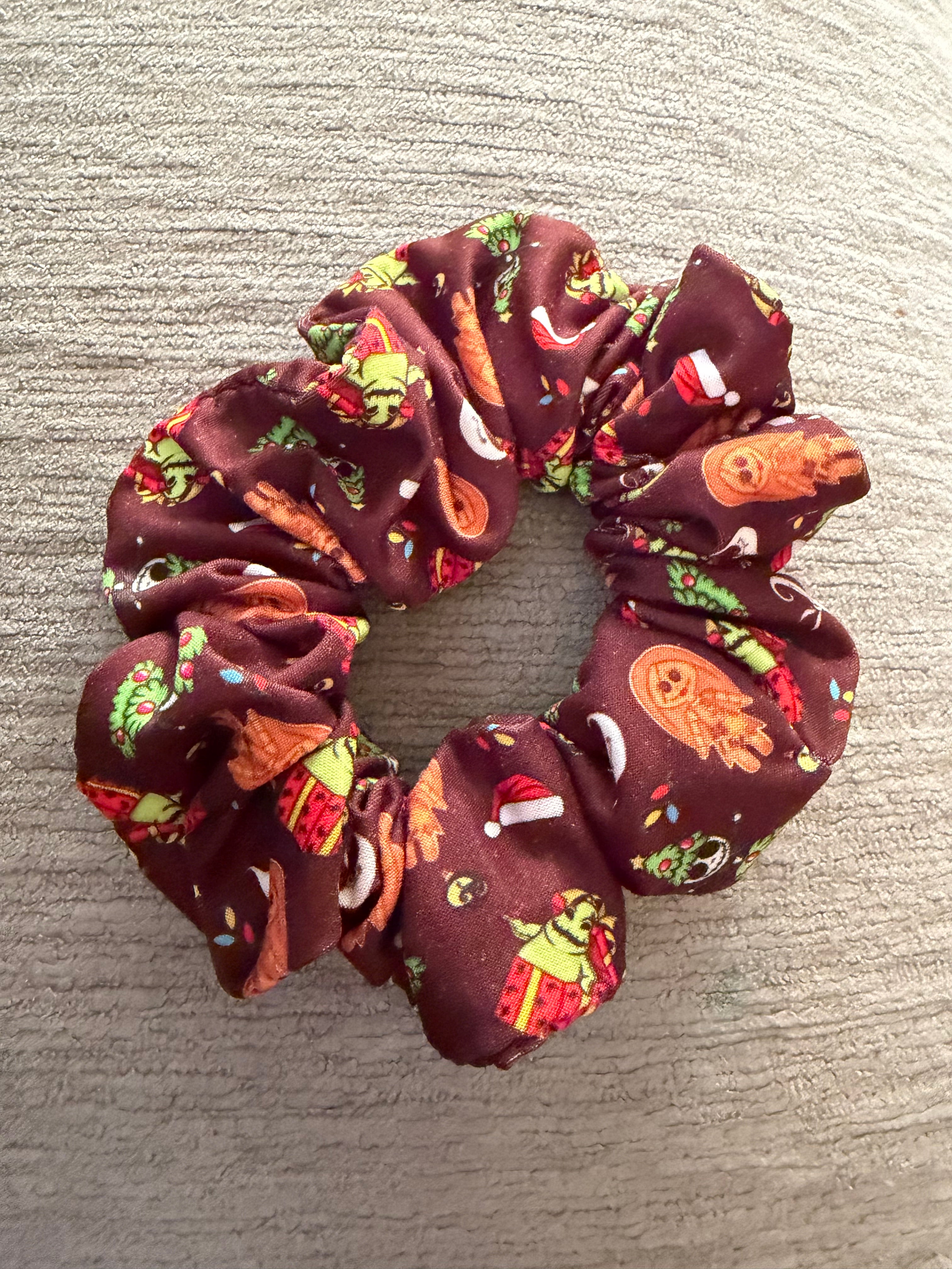 Nightmare Christmas scrunchie