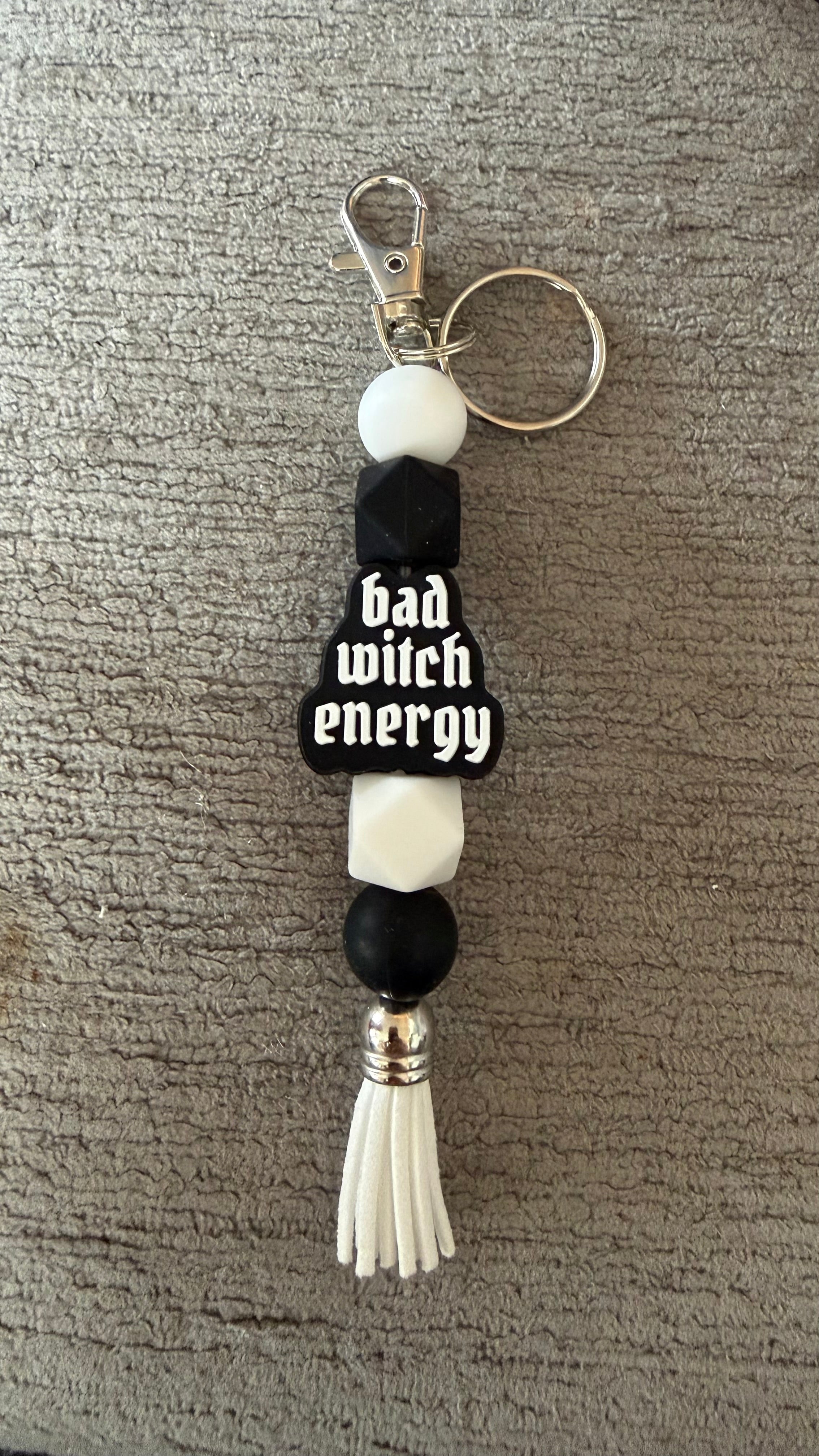 Bad witch energy keychain