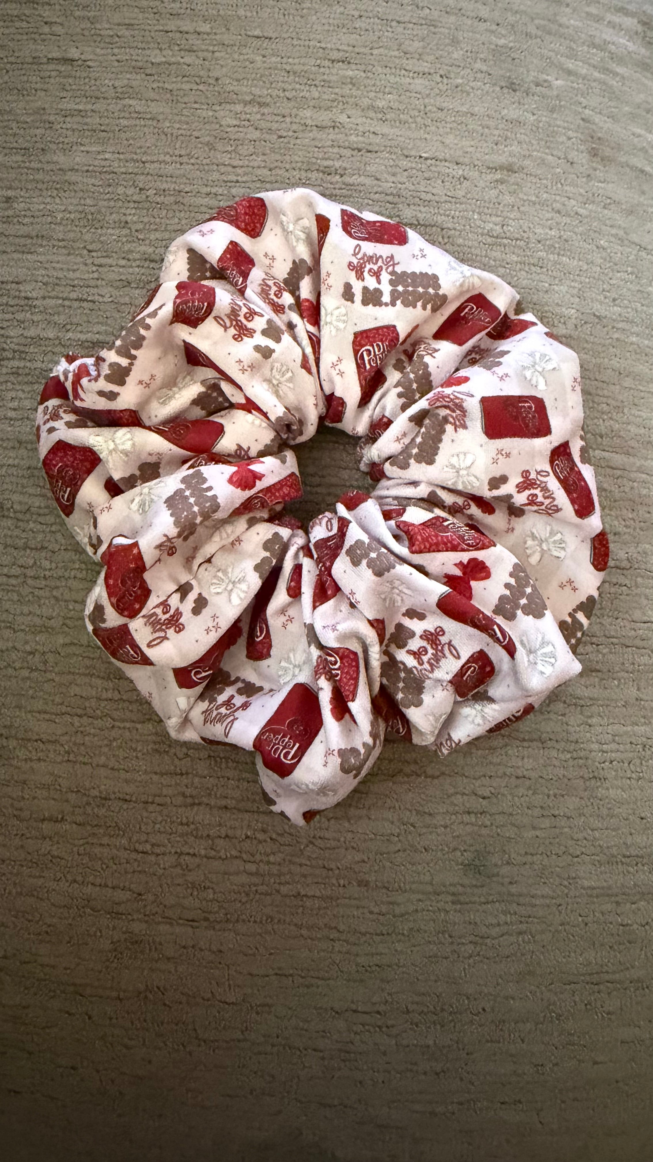 Jesus and soda scrunchie