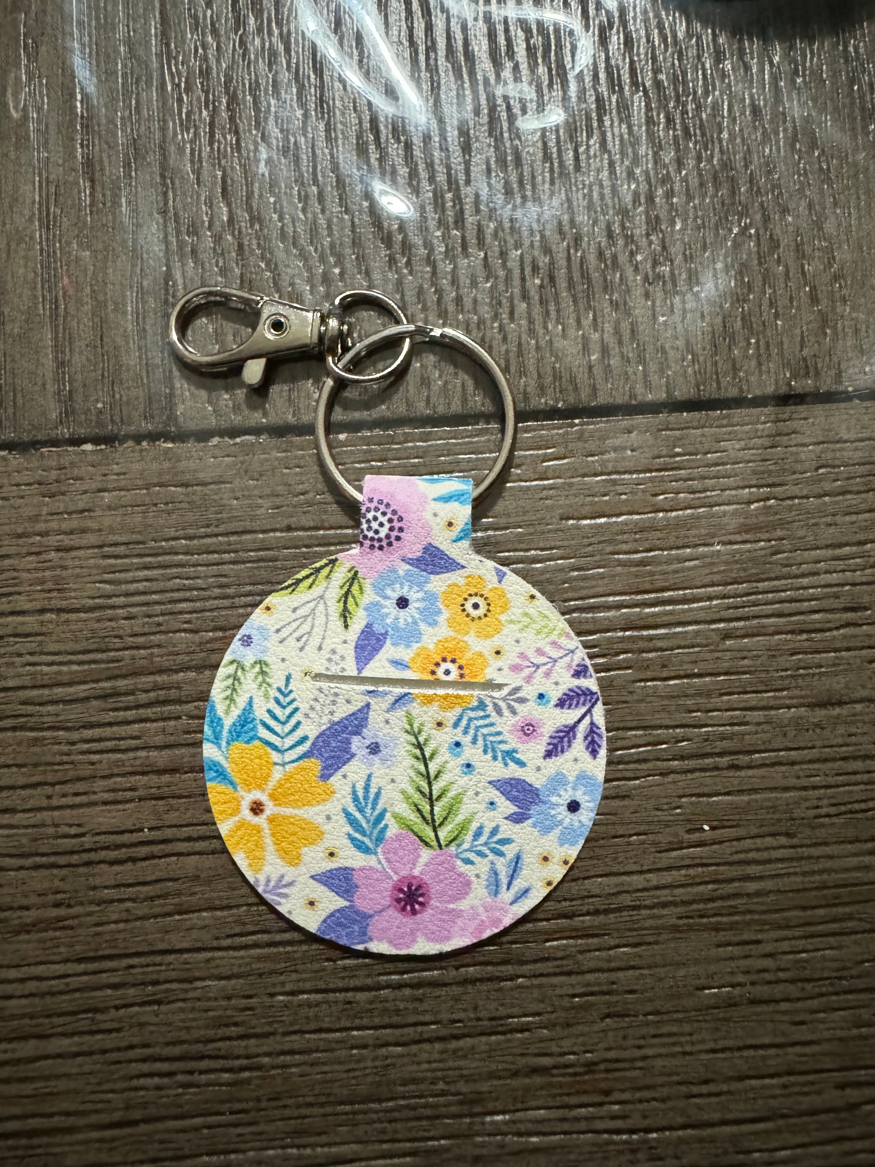 Floral aldi keychain