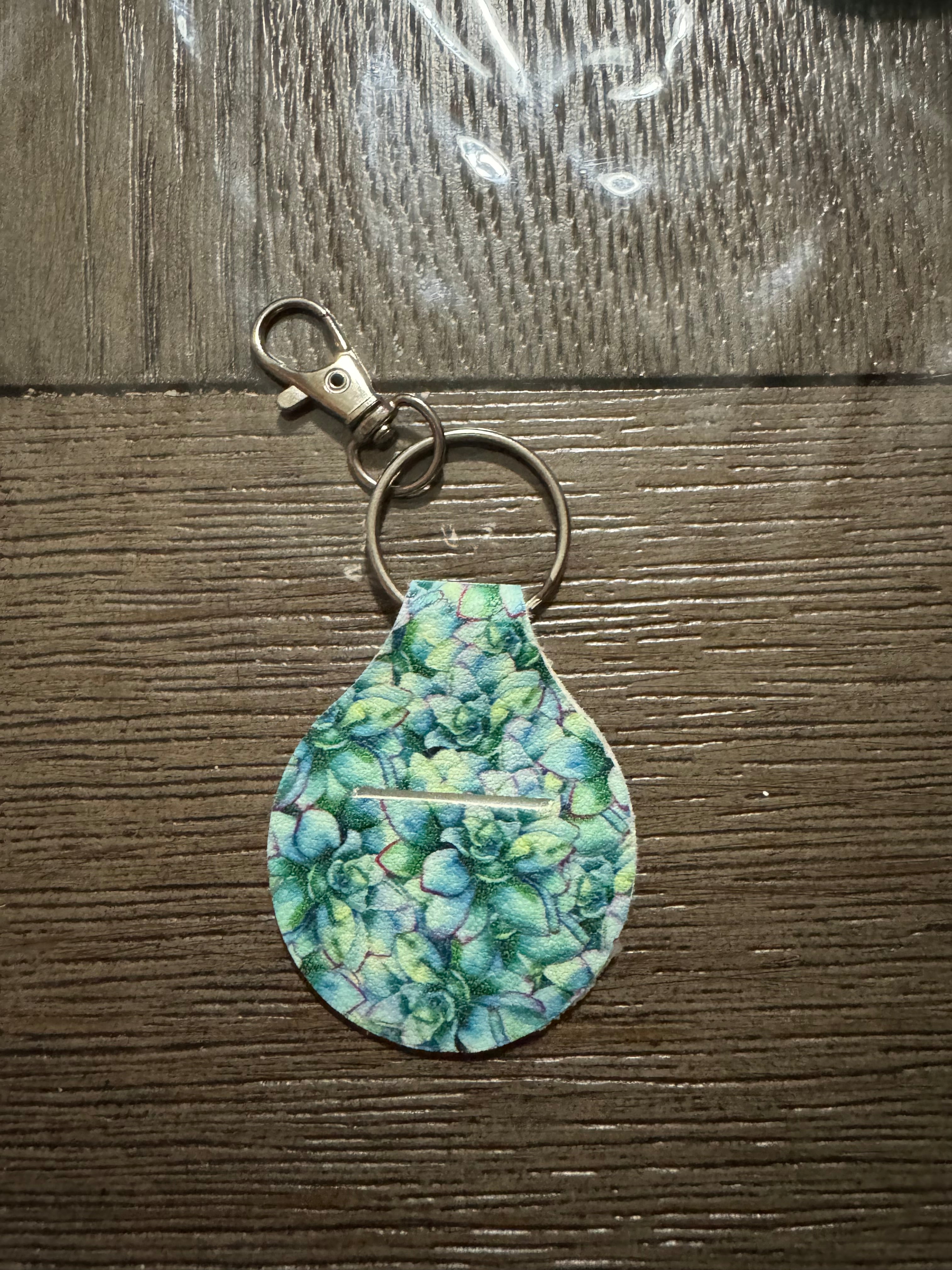 Floral Aldi keychain