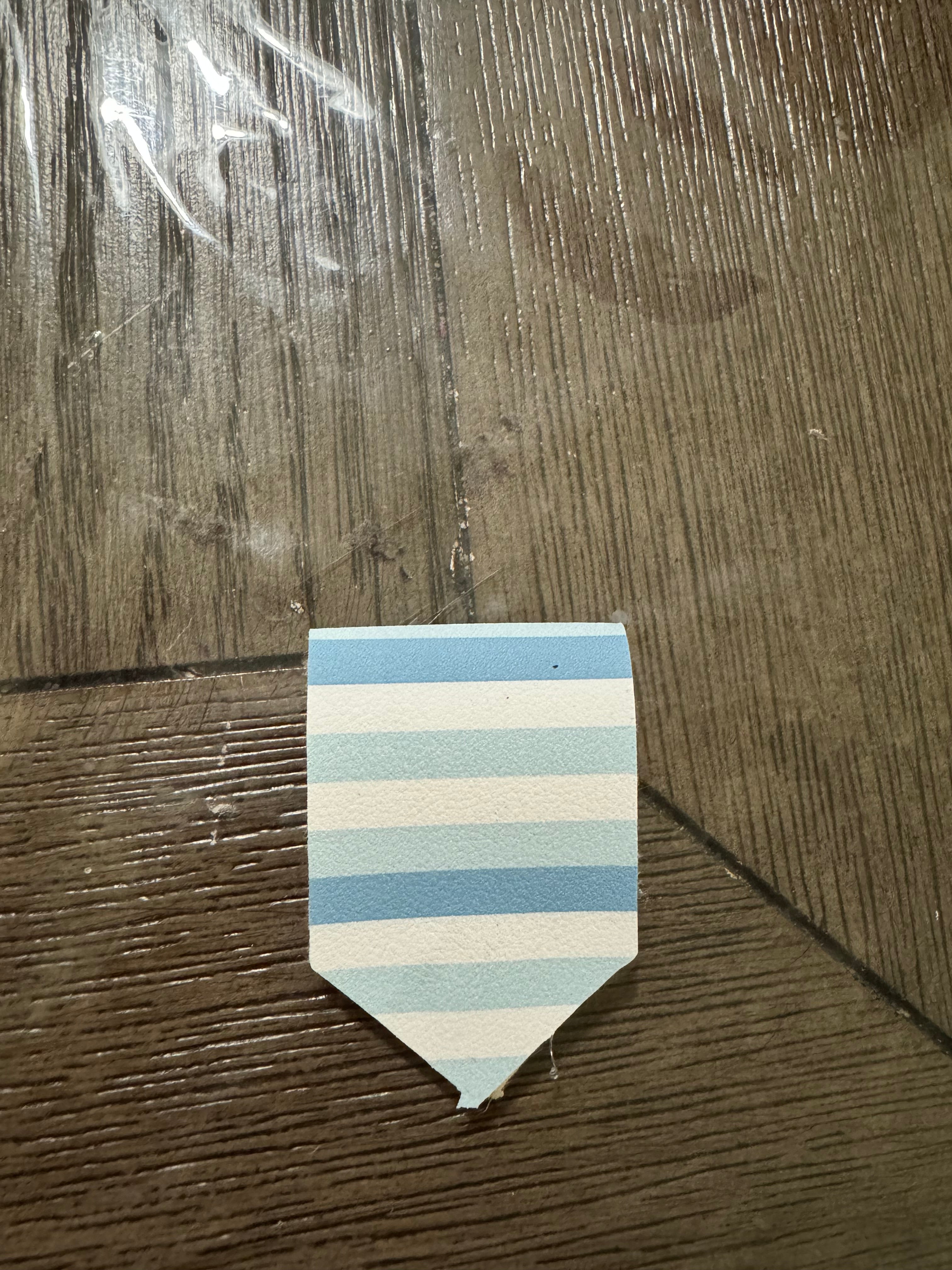 Blue stripes bookmark