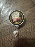 Santa clause is coming to town badge reel