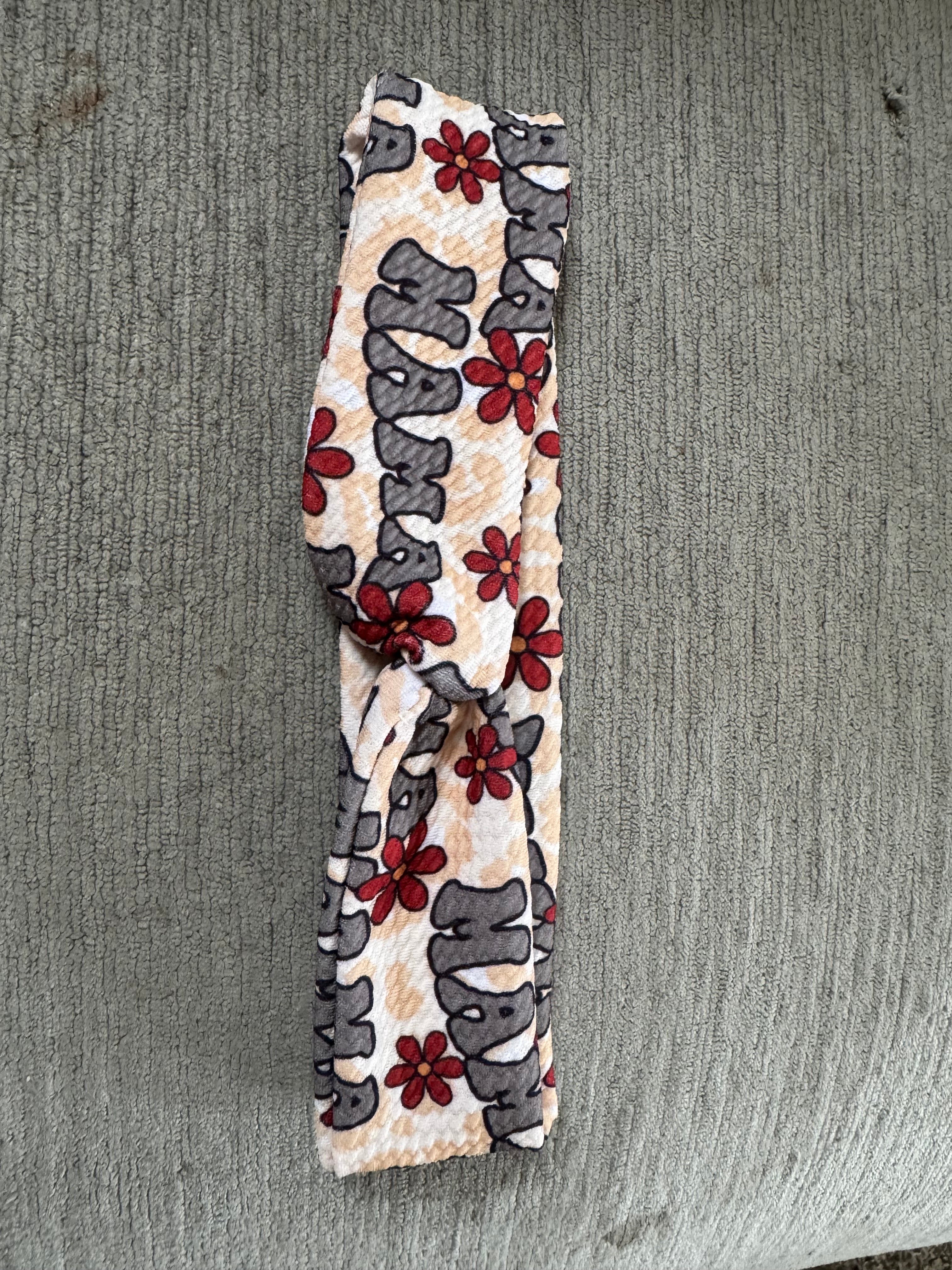 Mama twisted headband adult/teen