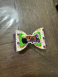 Halloween bow clip