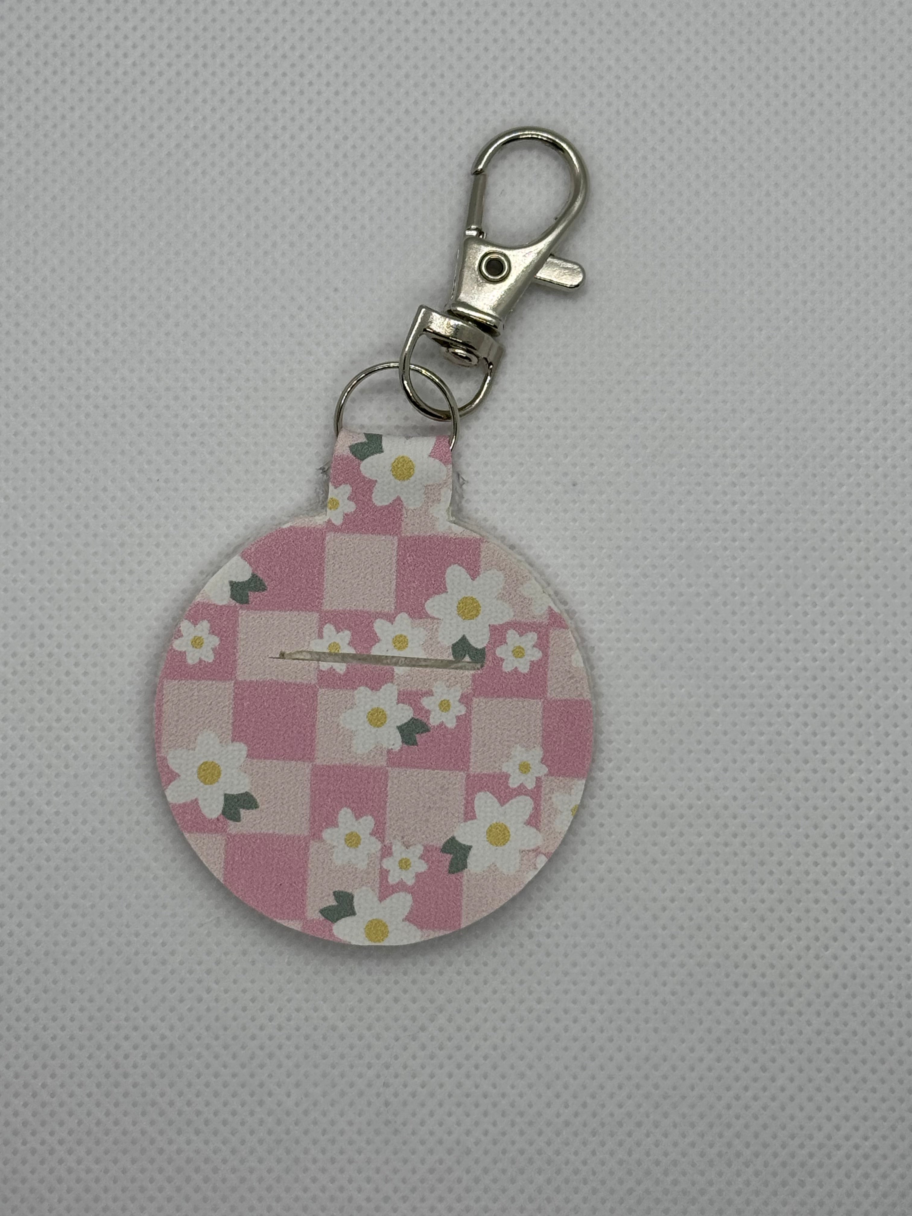 Pink floral Aldi quarter holder