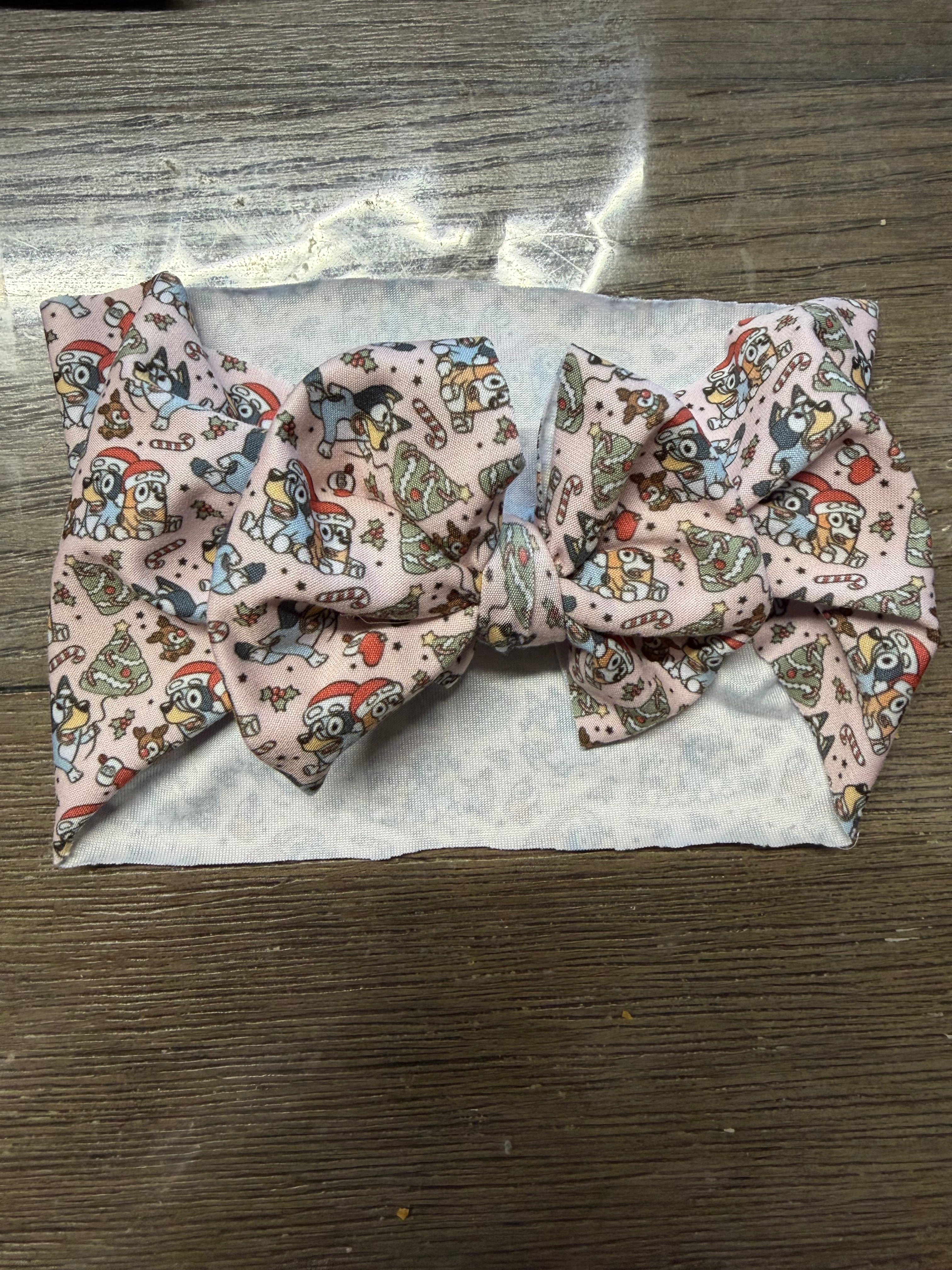 Christmas dog head wrap 6-12 months