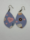 I love coffee earrings