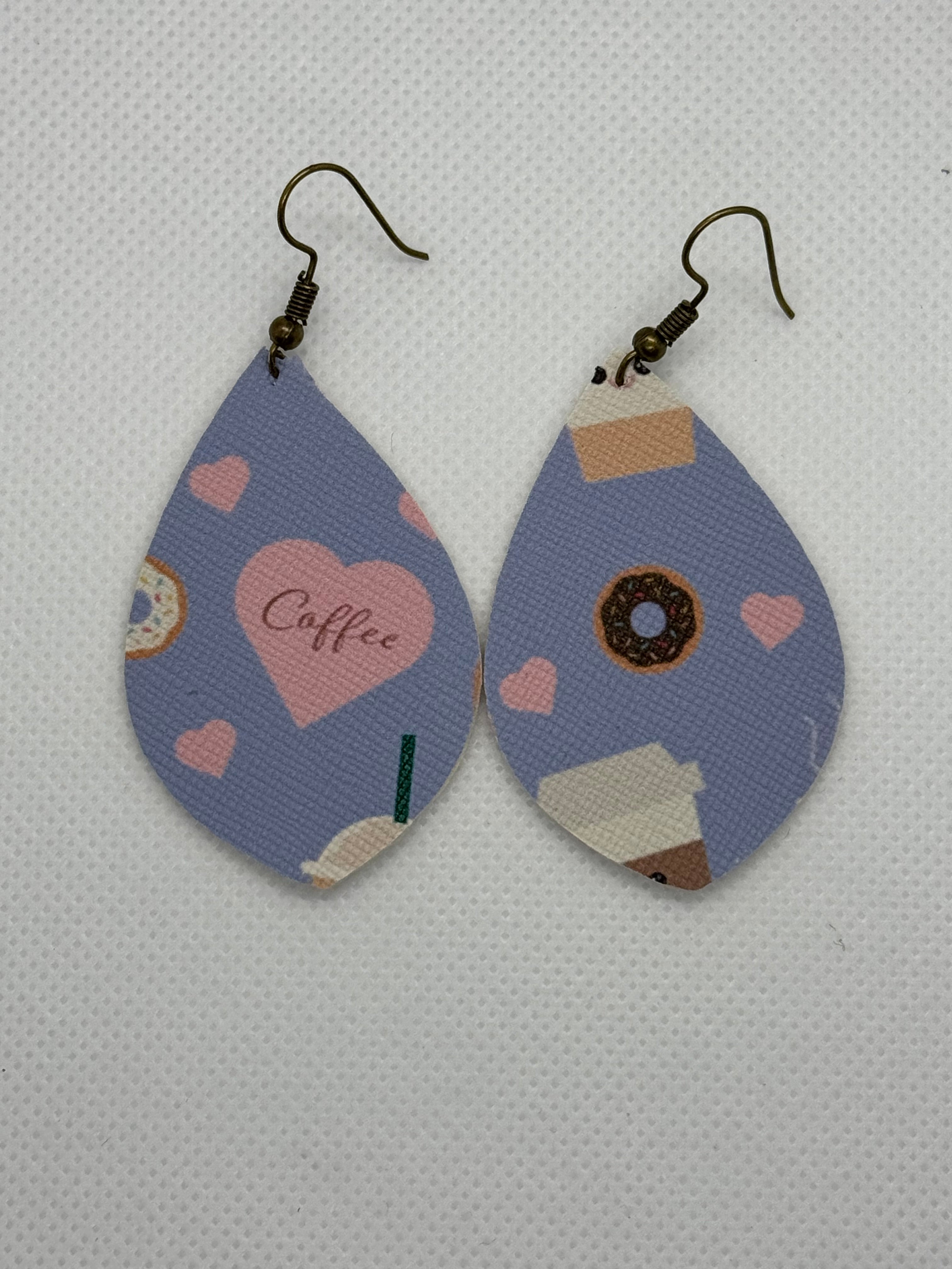 I love coffee earrings