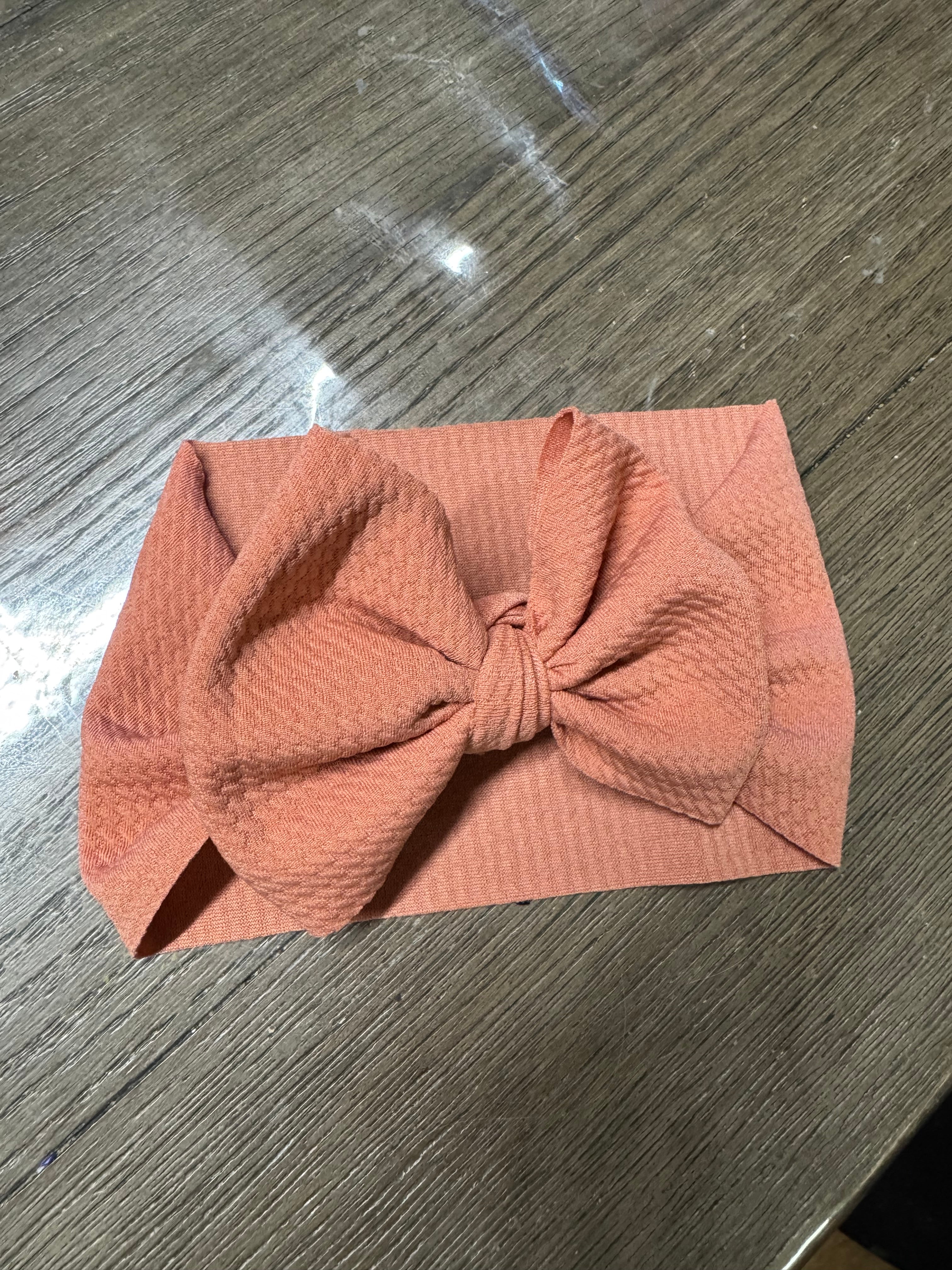 Peach head wrap 6-12 months