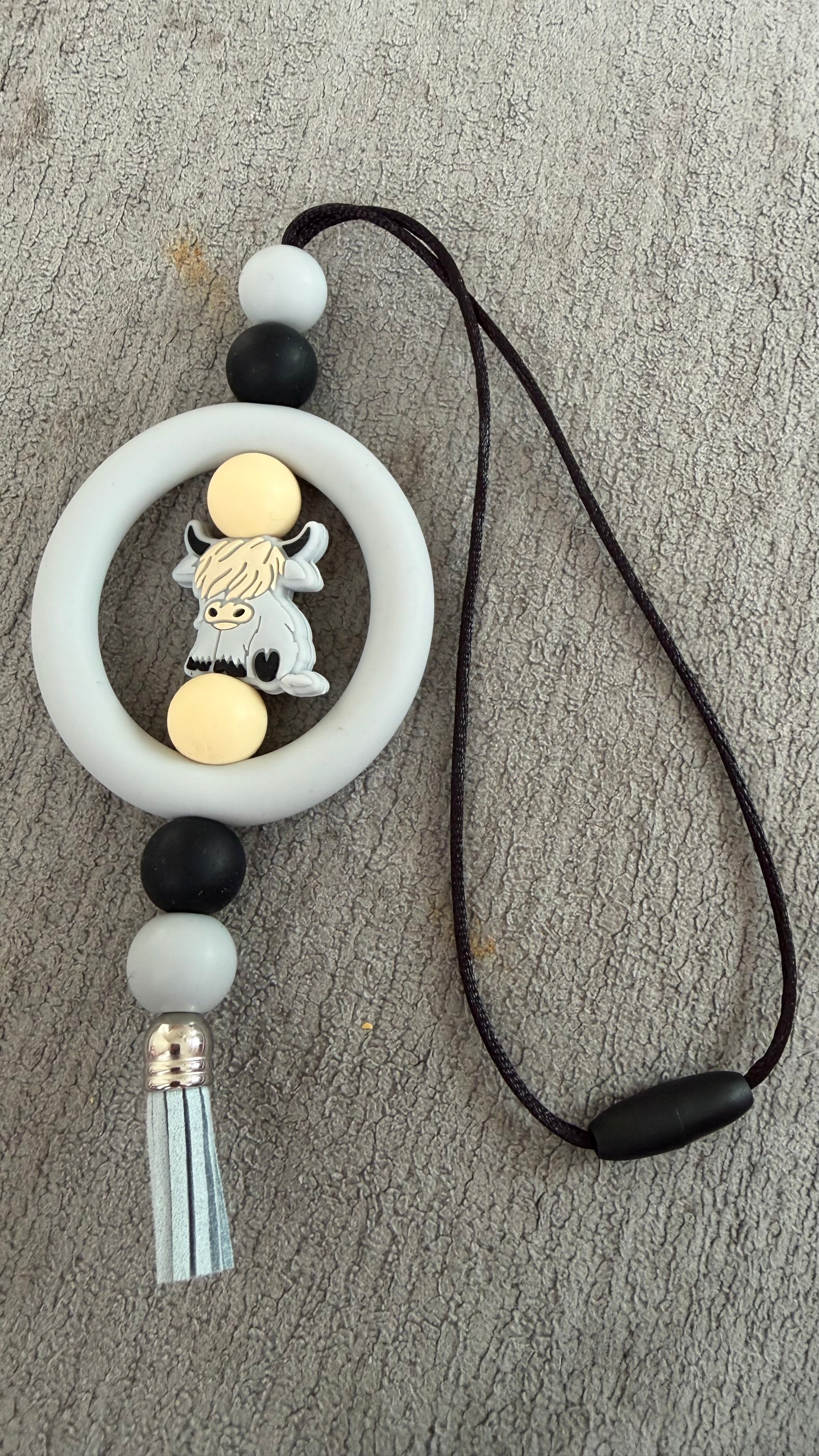 Moo moo car charm