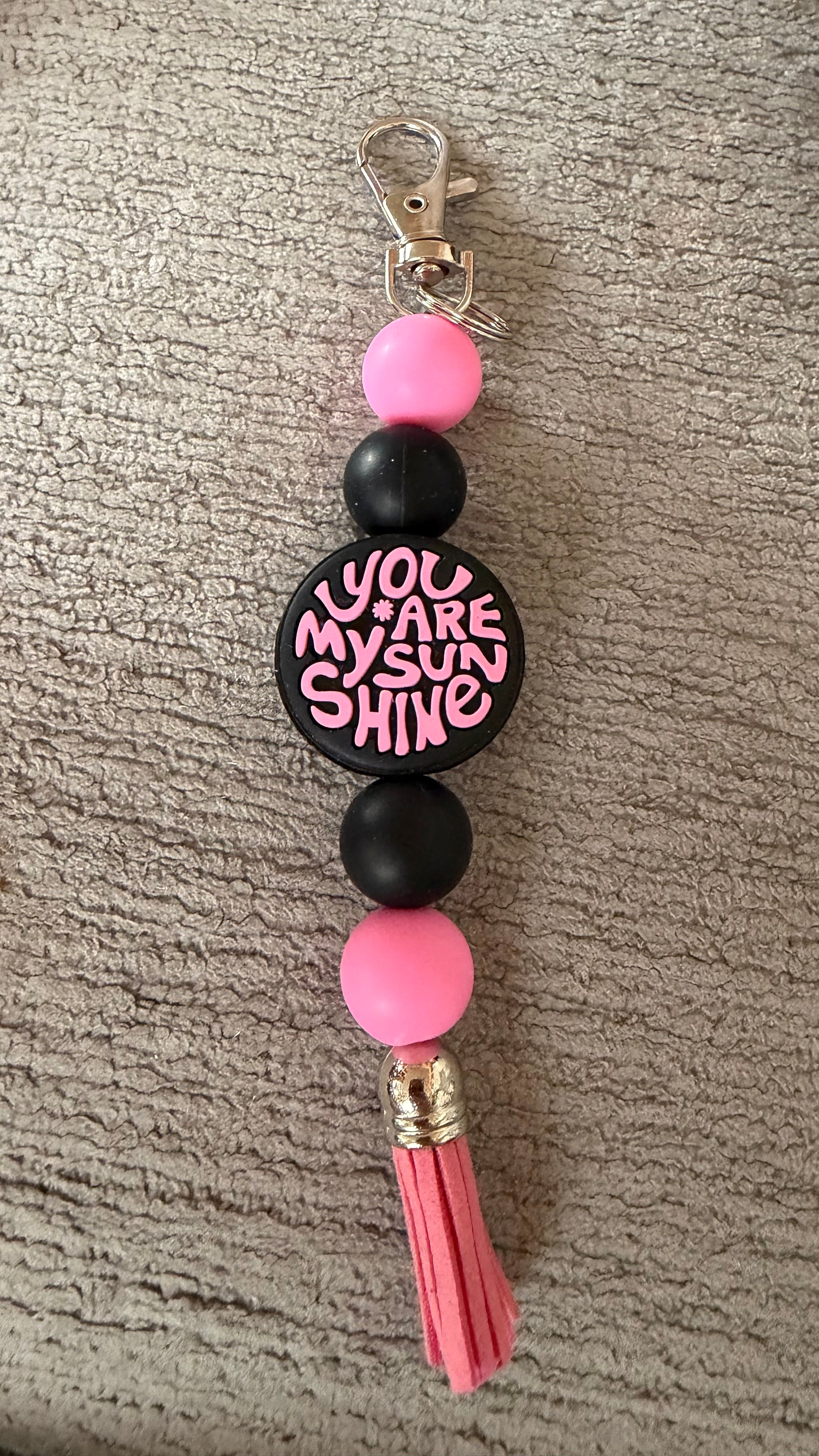 You are my sunshine keychain