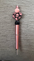 Skull heart pen
