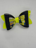 Banana straw topper bow
