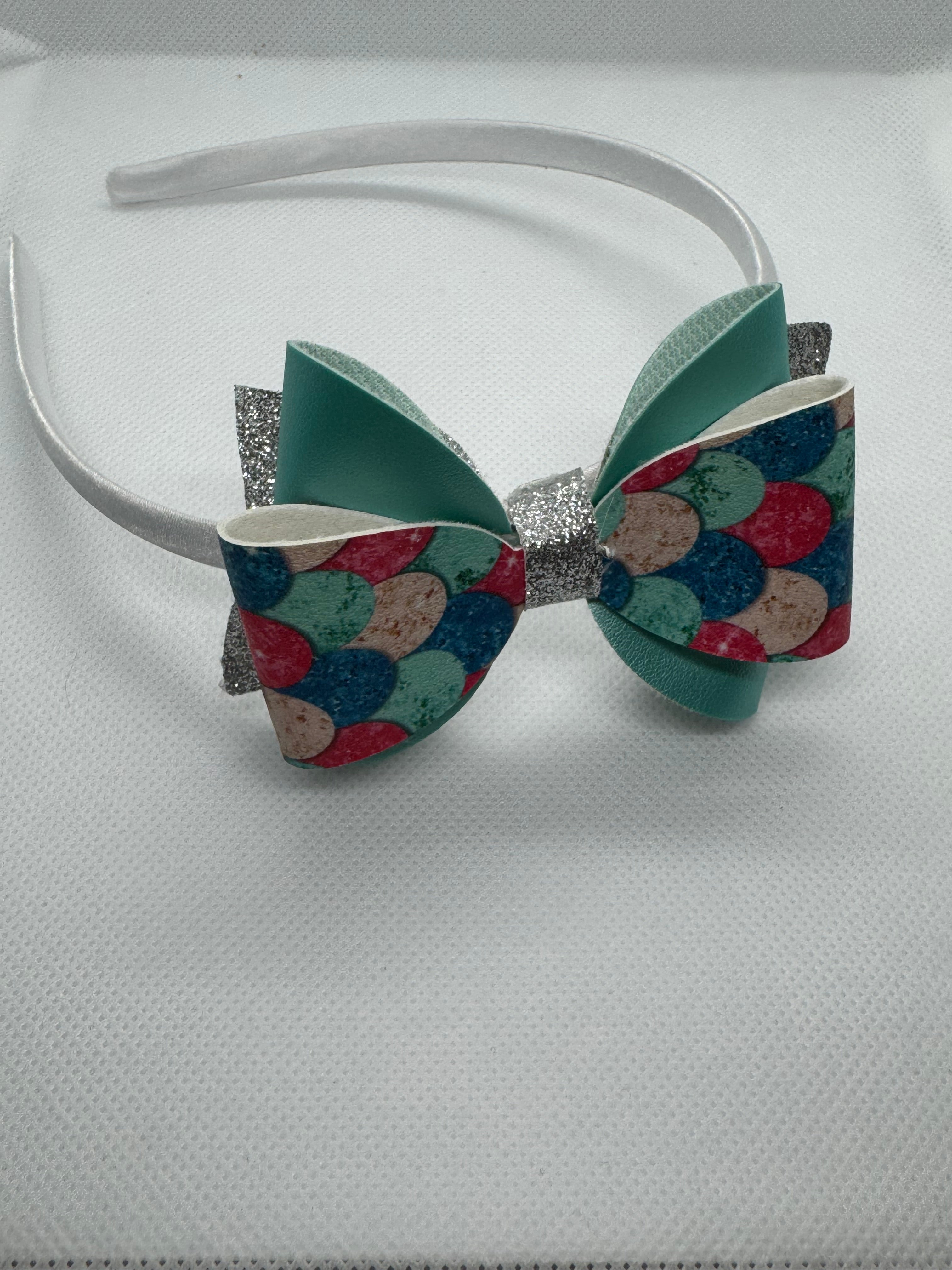 Mermaid faux hard headband