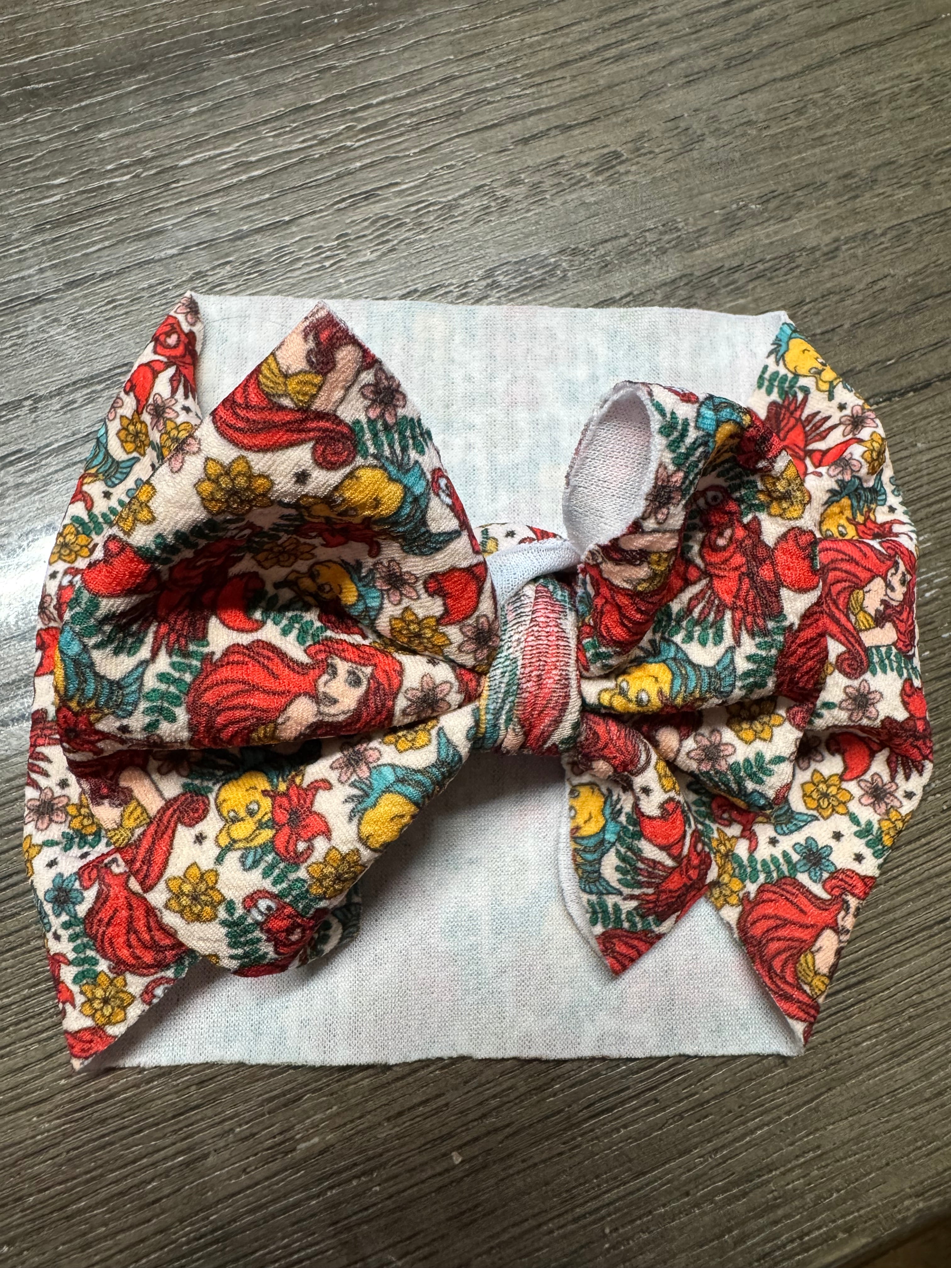 Crab and fish head wrap newborn