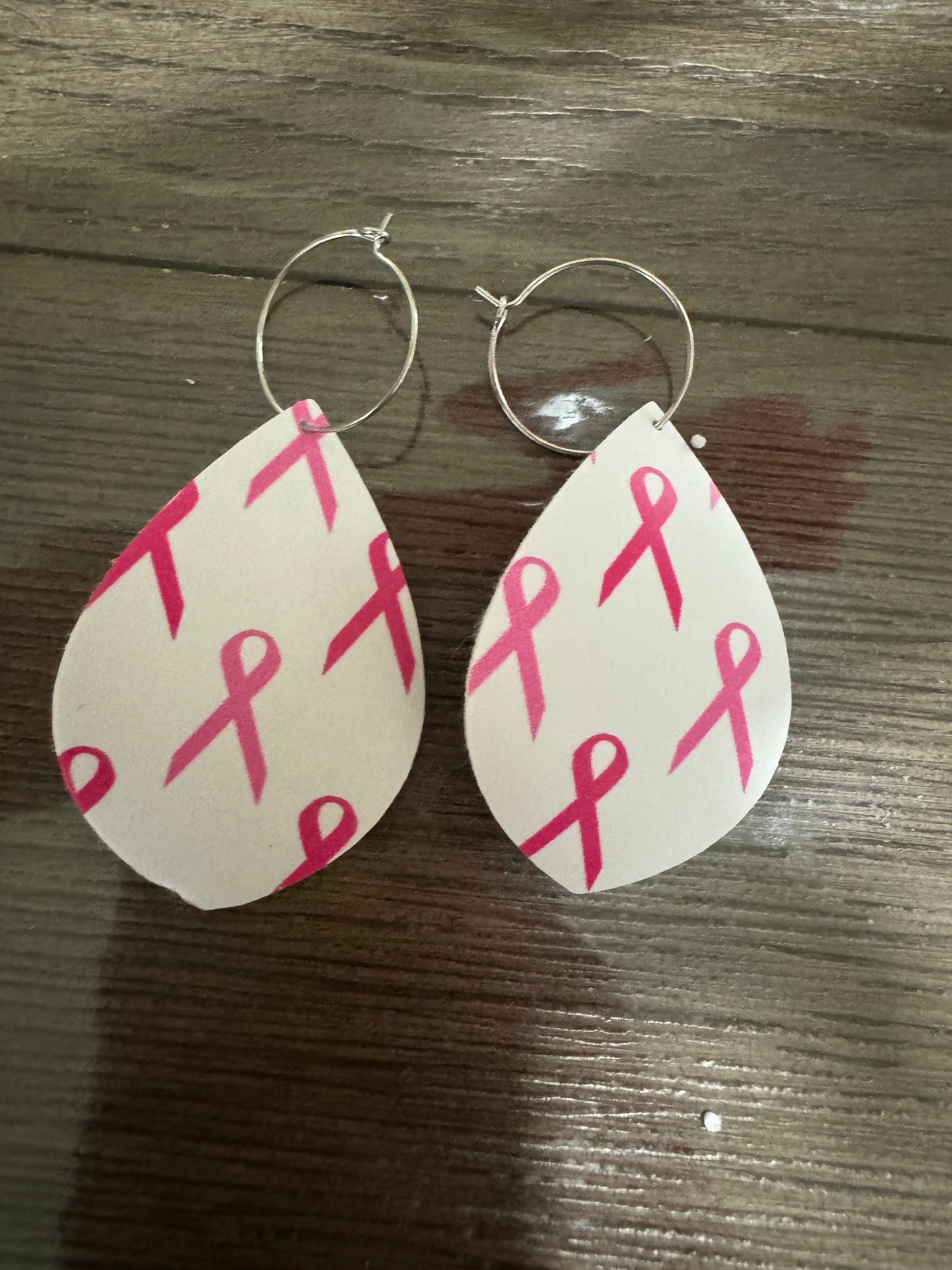 Breast cancer awareness hoops
