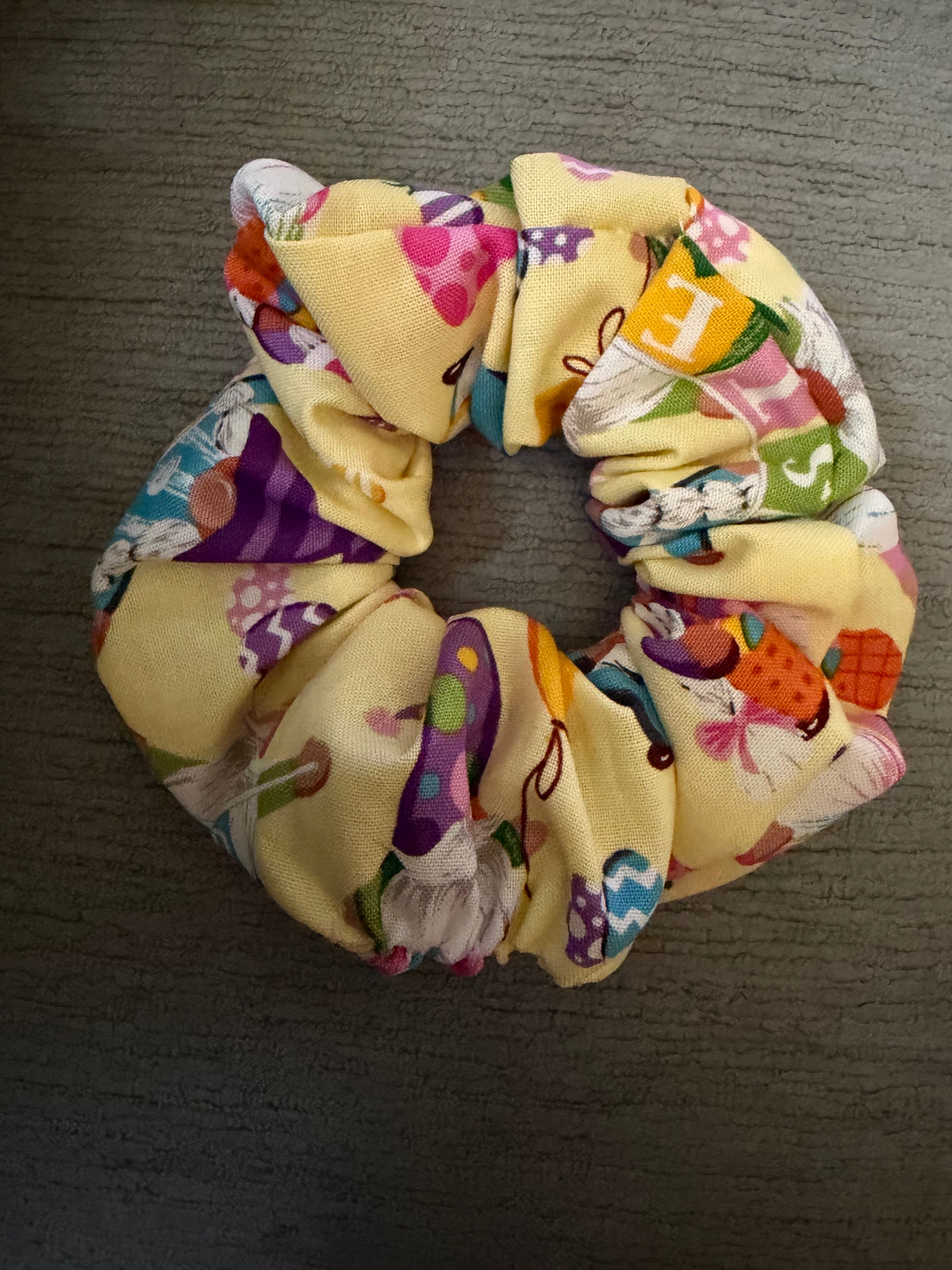 Easter gnome scrunchie