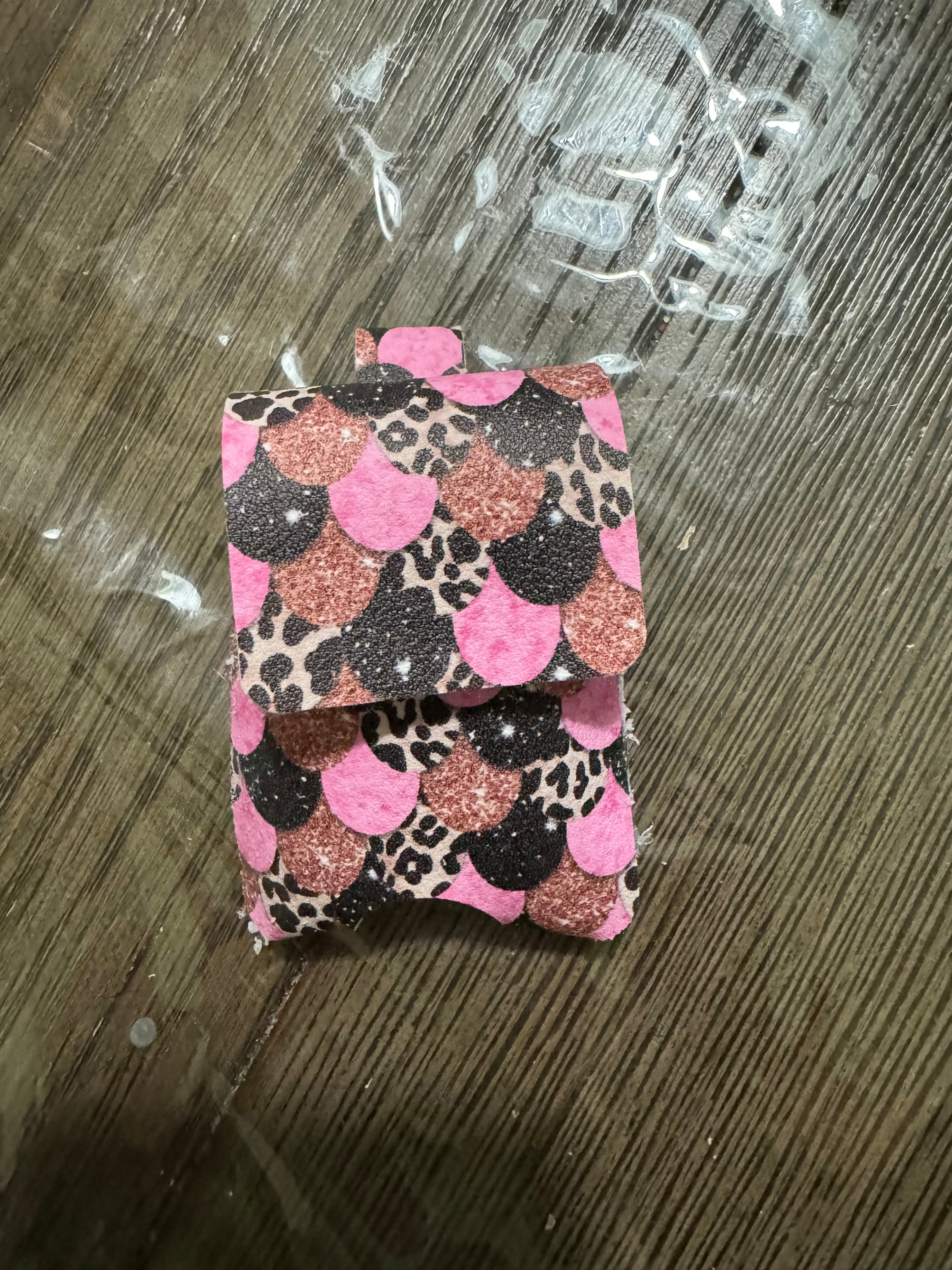 Cheetah hand sanitizer holder