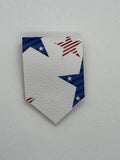 Red white and blue stars bookmark
