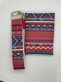 Matching wristlet/card wallet set