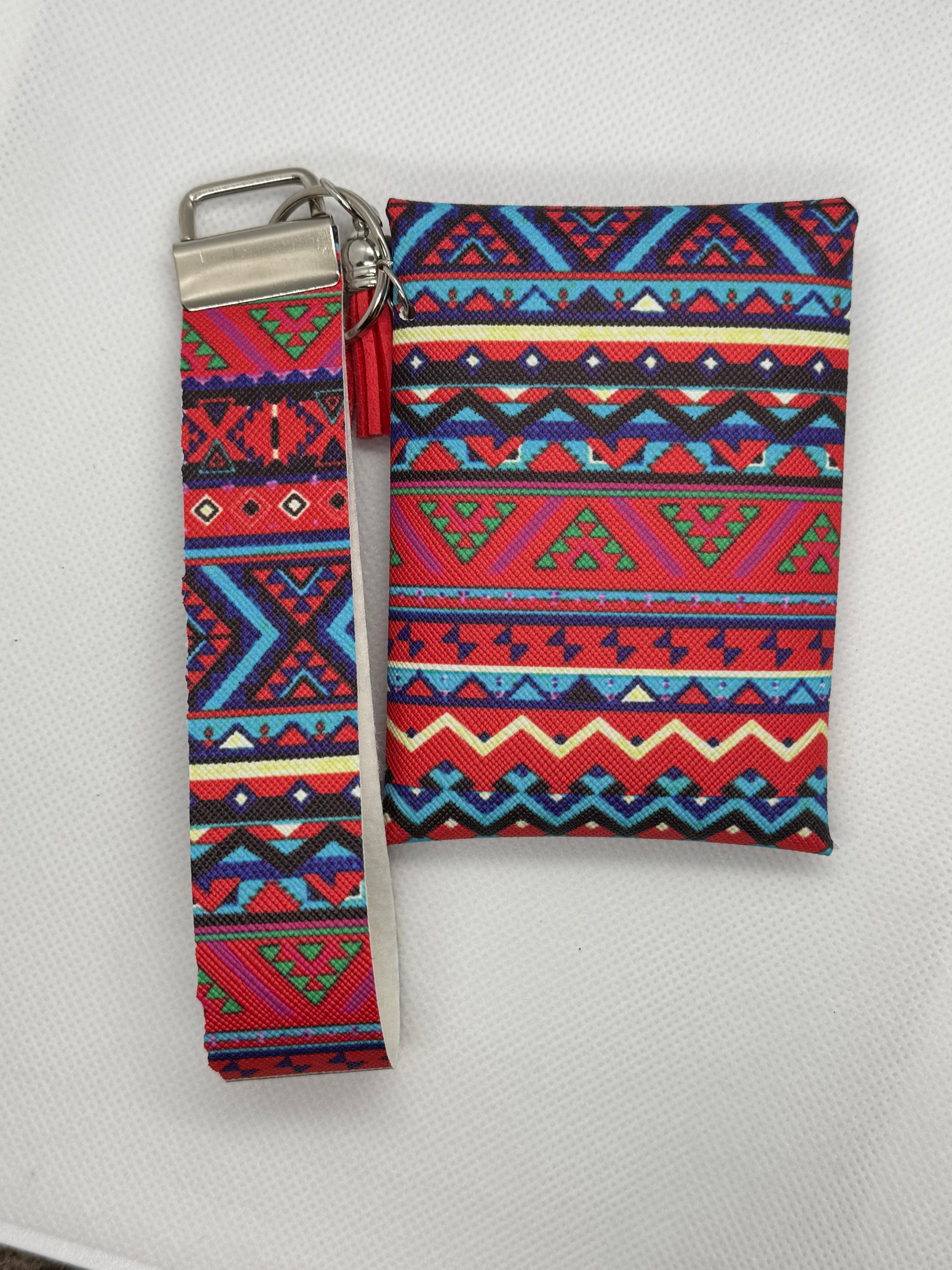 Matching wristlet/card wallet set
