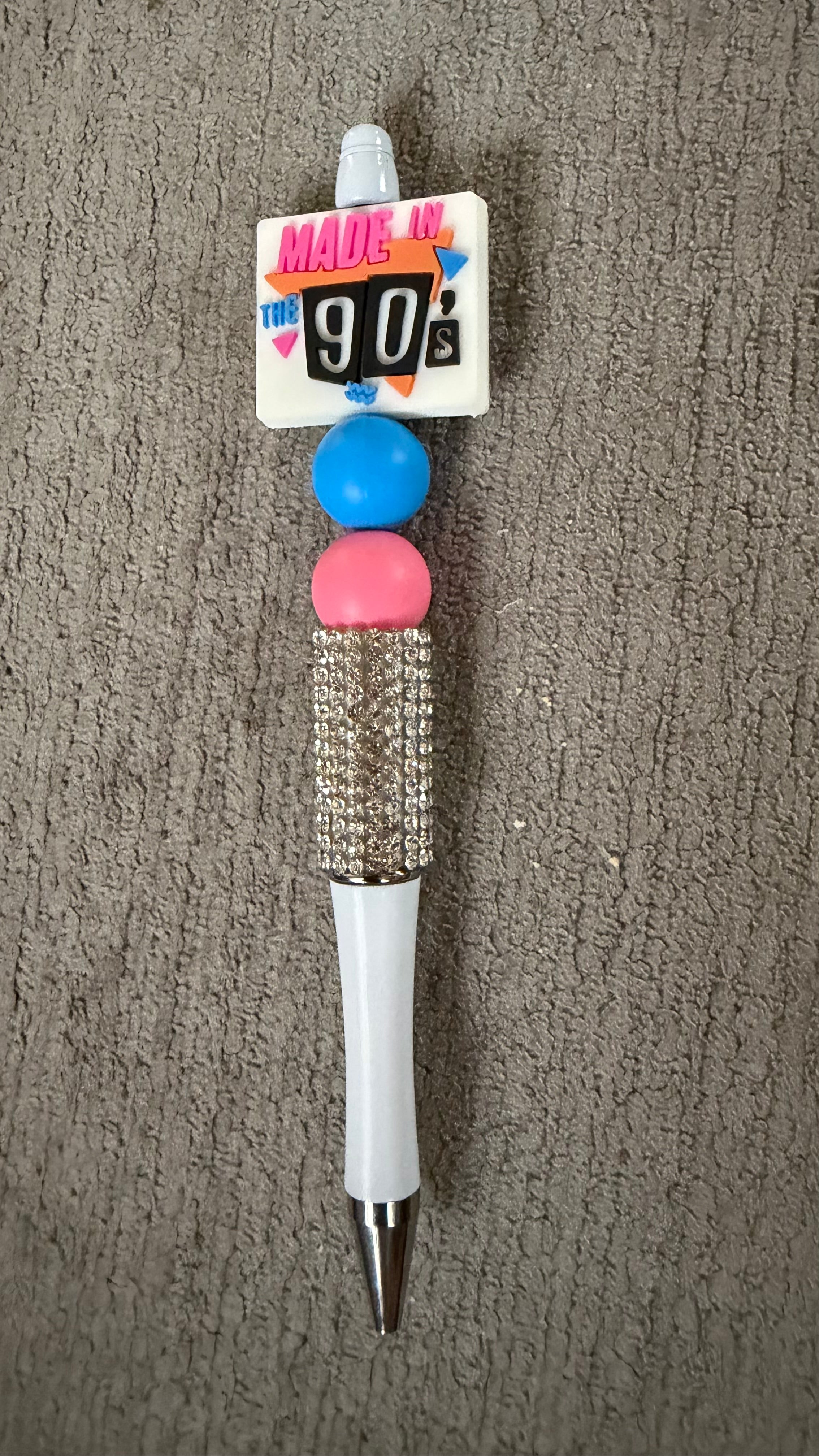 Made in the 90s rhinestone pen