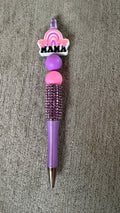 Mama rhinestone pen