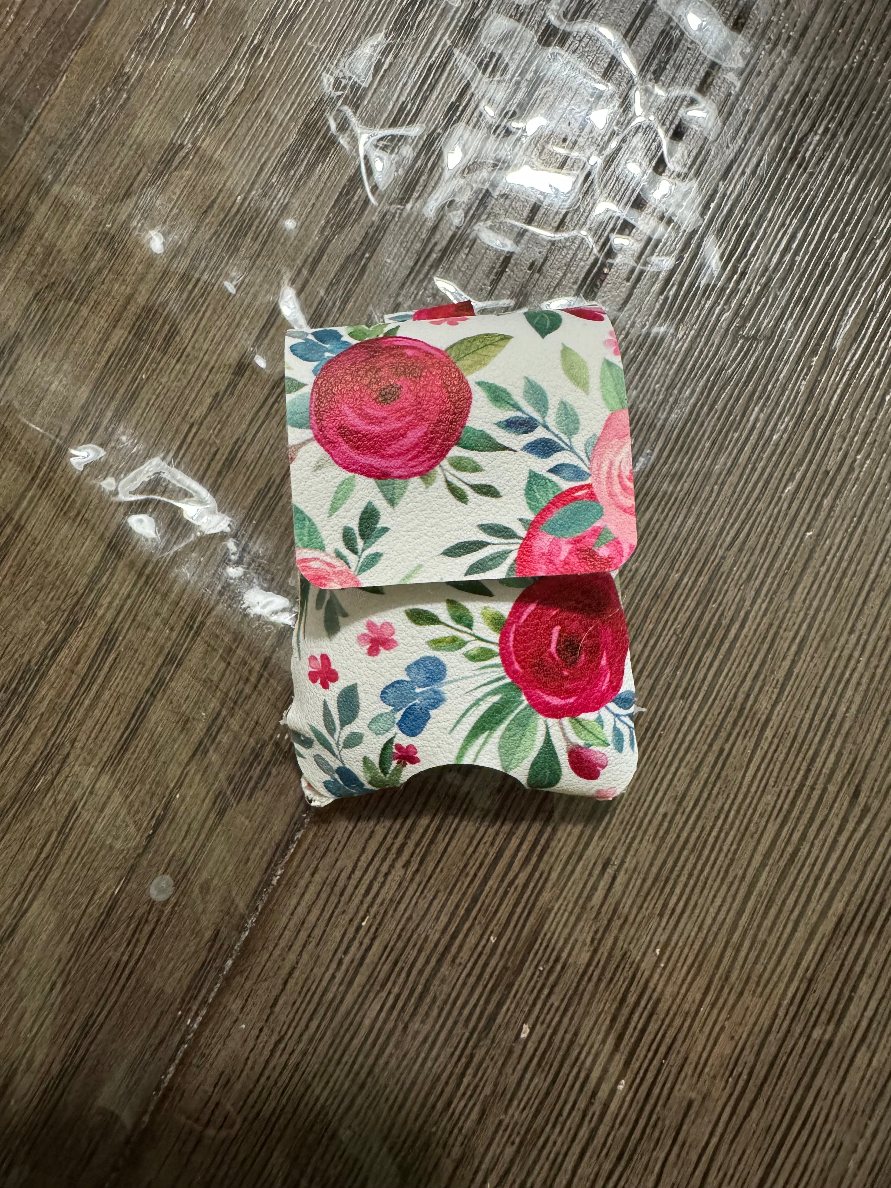 Rose hand sanitizer holder
