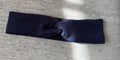 Navy blue twisted headband child