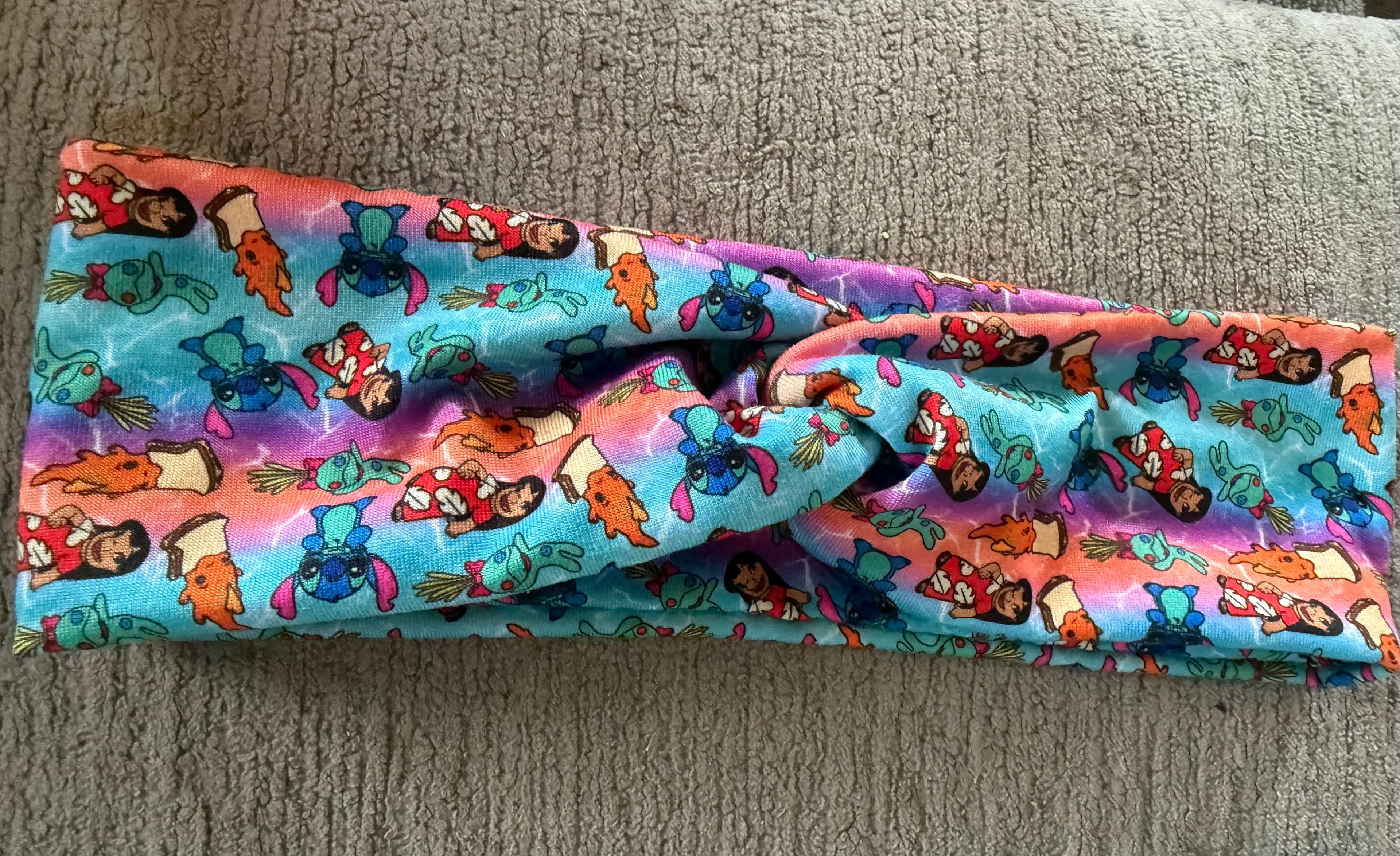 Girl and dog twisted headband child