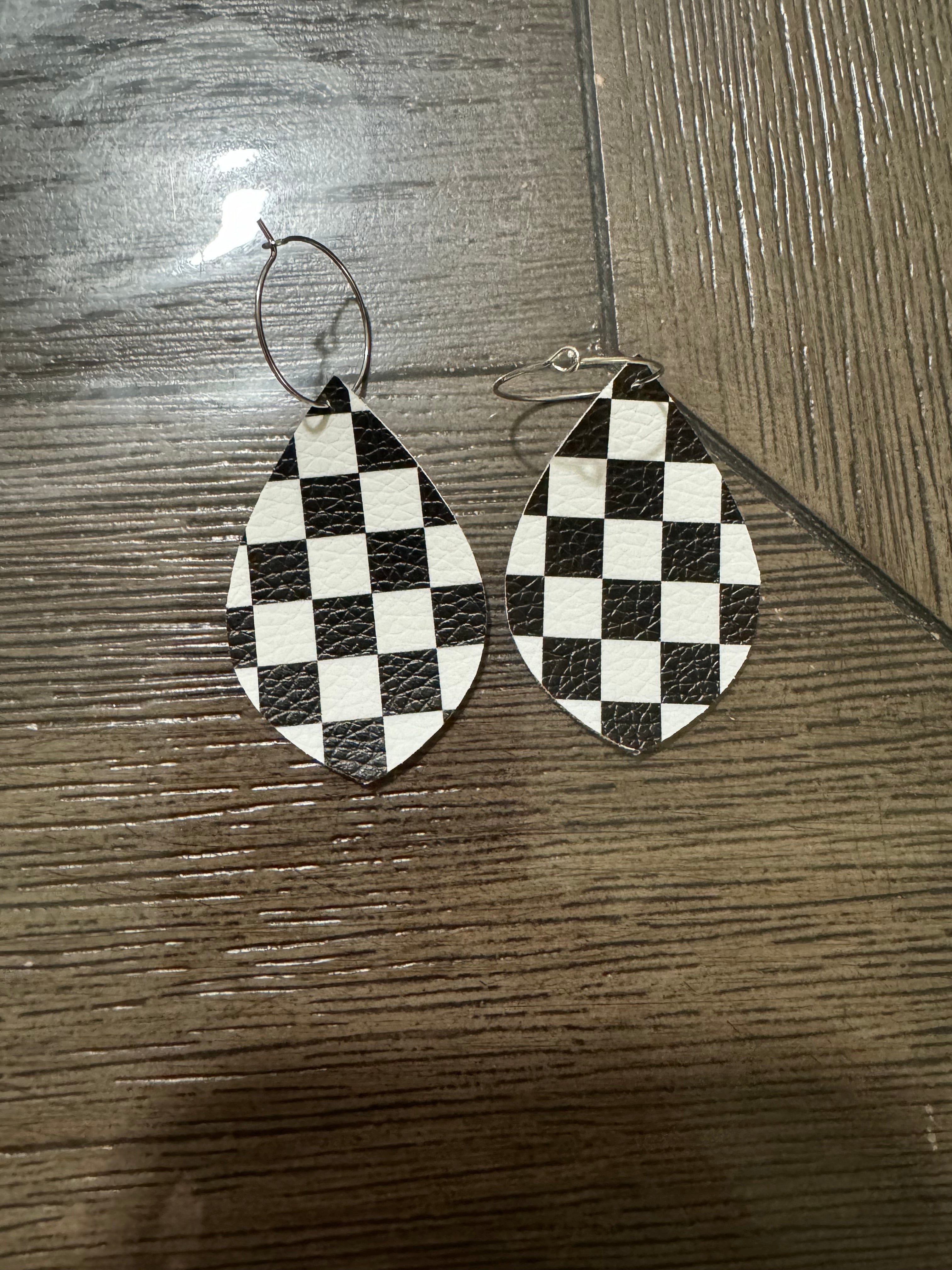 Checkered flag hoops