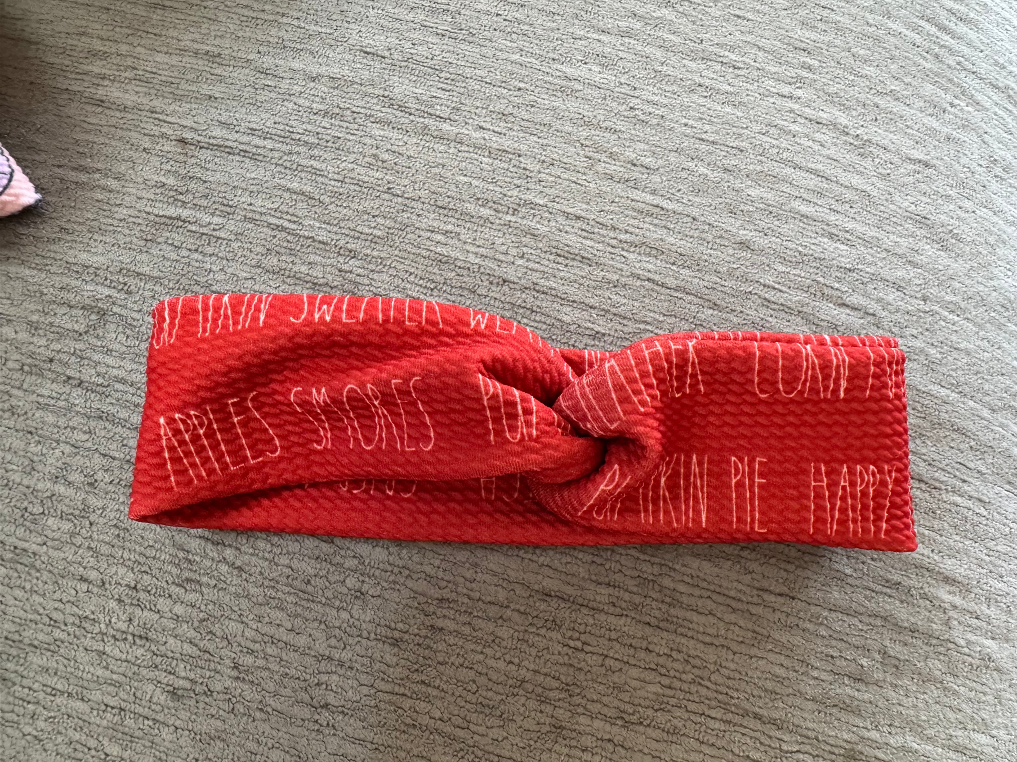 Fall twisted headband child